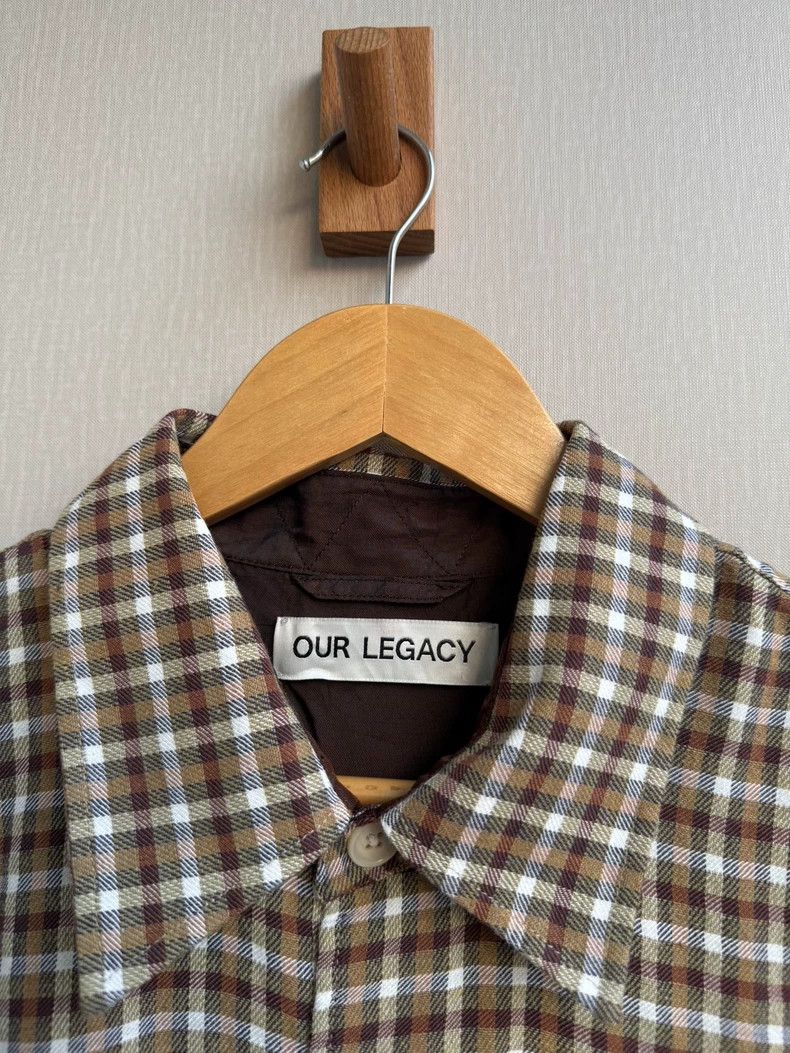 Our Legacy Our Legacy size50 Brown plaid shirt with long sleeves Size US M / EU 48-50 / 2 - 2 Thumbnail