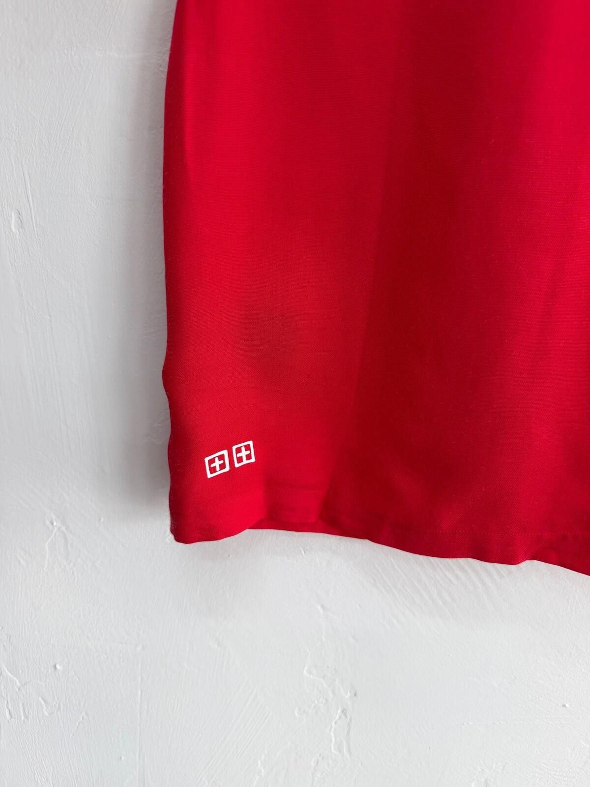 Ksubi new ksubi medium m short sleeve resort shirt downtown red Size US M / EU 48-50 / 2 - 6 Thumbnail