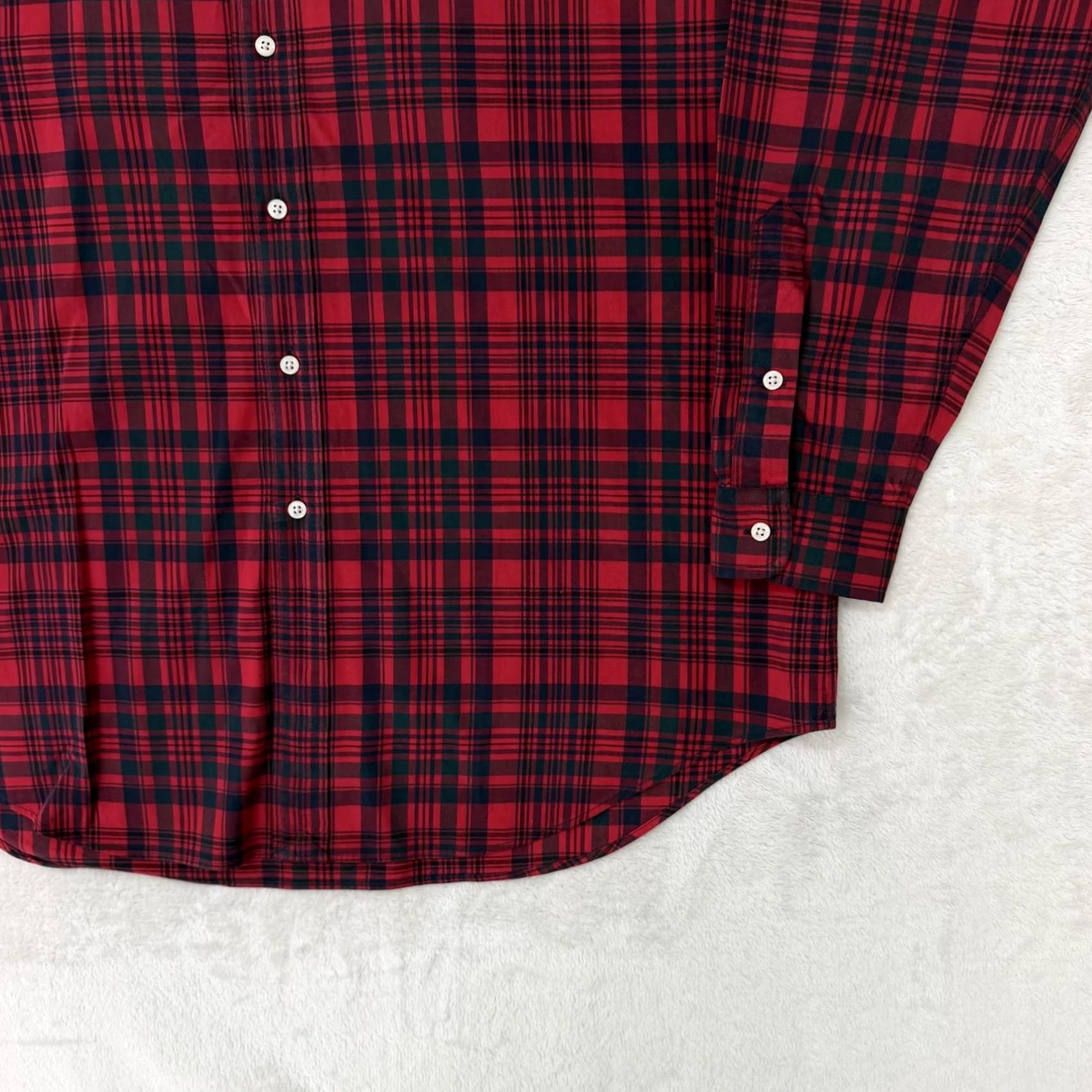 Ralph Lauren Ralph Lauren Blake Shirt Mens L Red Plaid Button-Down Long Sleeve Cotton Size US L / EU 52-54 / 3 - 5 Thumbnail