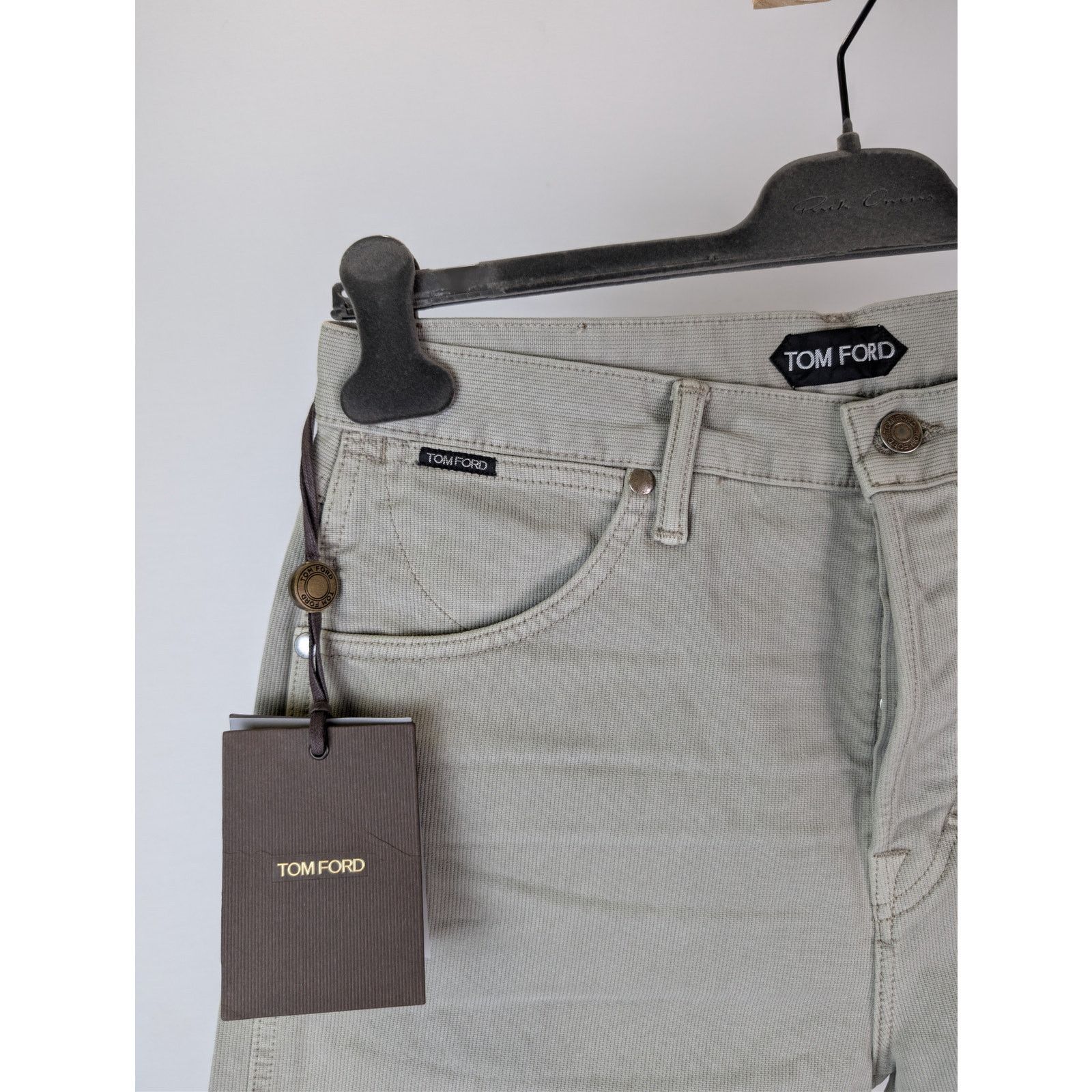 Tom Ford o1rshd1 Tapered Fit Denim Jeans in Grey 34 Size US 34 / EU 50 - 6 Thumbnail