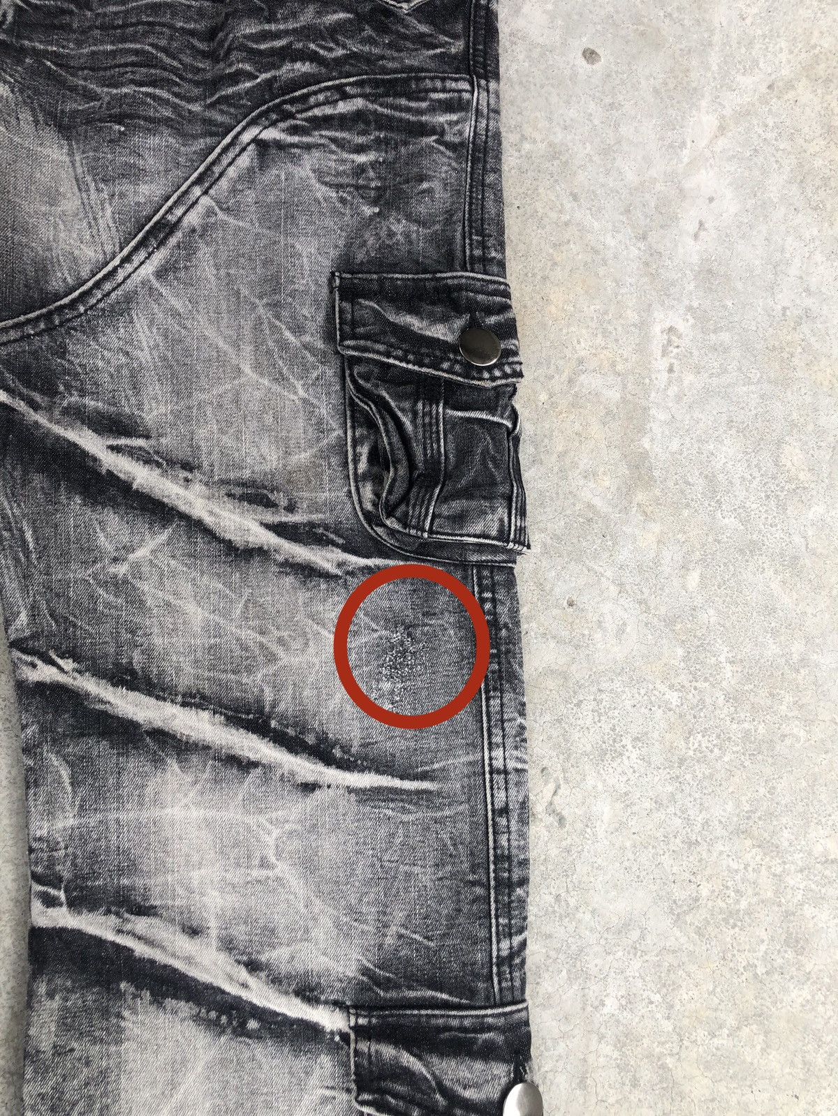 Japanese Brand Topism Flared Jeans Distressed Jeans Cargo Pants Multipocket Size US 34 / EU 50 - 17 Thumbnail