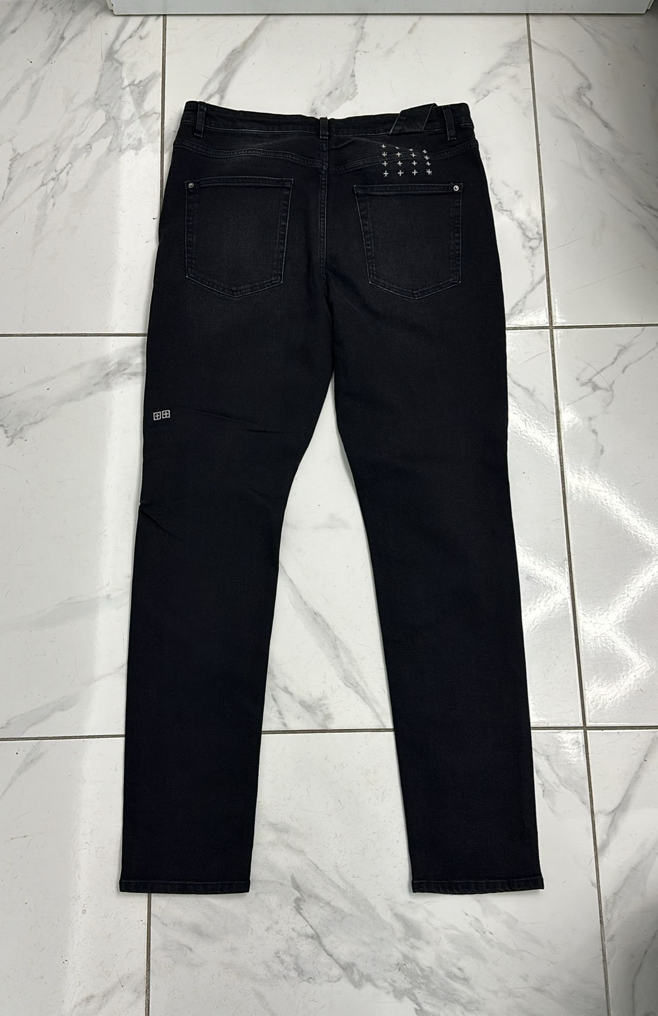 Ksubi Ksubi Chitch Laid Black Est Tapered Jeans Size 38 Size US 38 / EU 54 - 1 Thumbnail