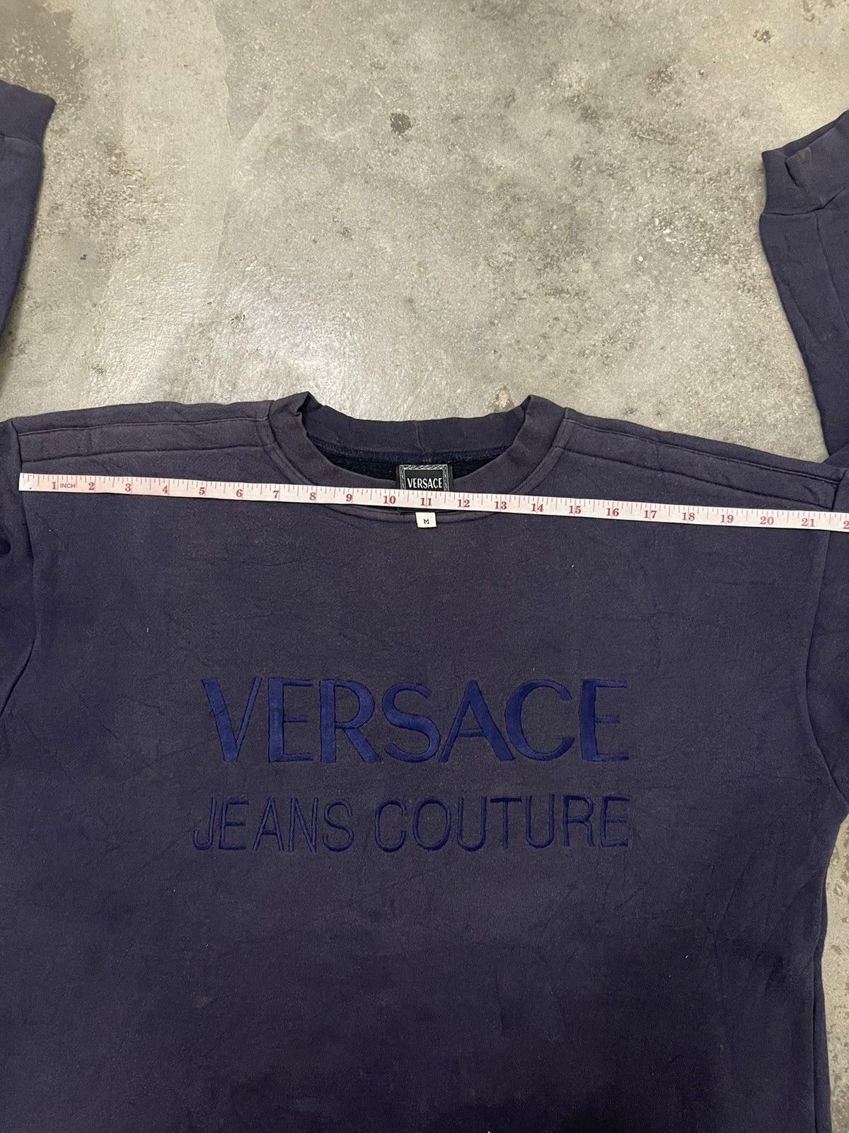 Versace Jeans Couture Vintage Versace Jeans Couture Sweater Big Spellout Logo Size US M / EU 48-50 / 2 - 10 Thumbnail