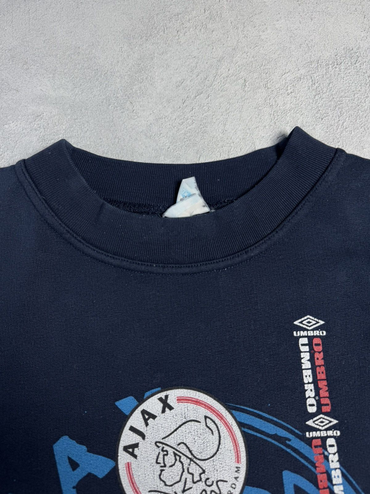 Umbro 1980s 1990s Ajax Amsterdam Football Soccer Sweatshirt Umbro Size US XL / EU 56 / 4 - 8 Thumbnail