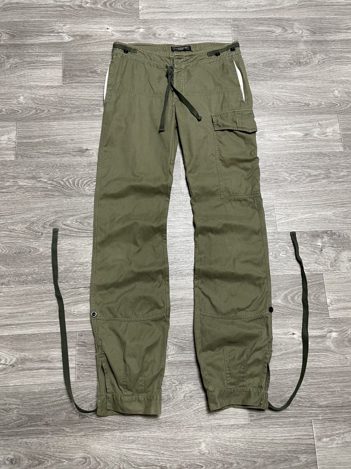 Golden Goose Archive Golden Goose Military Cargo Pants Adjustable Hem Size US 34 / EU 50 - 1 Thumbnail