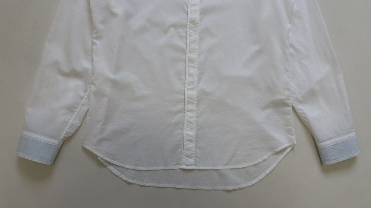 Maison Margiela S/S 06 ‘Contrast Facing’ White Cotton Shirt Size US L / EU 52-54 / 3 - 8 Thumbnail