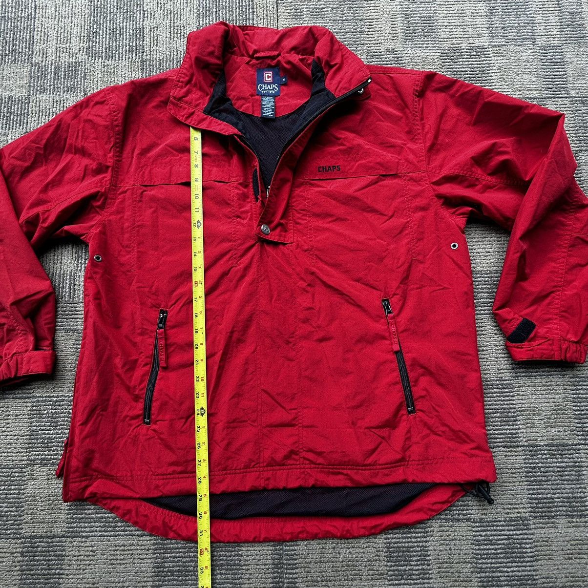Chaps Ralph Lauren Vtg Chaps Ralph Lauren Red Anorak Pullover WindbreakerJacket Size US M / EU 48-50 / 2 - 4 Thumbnail