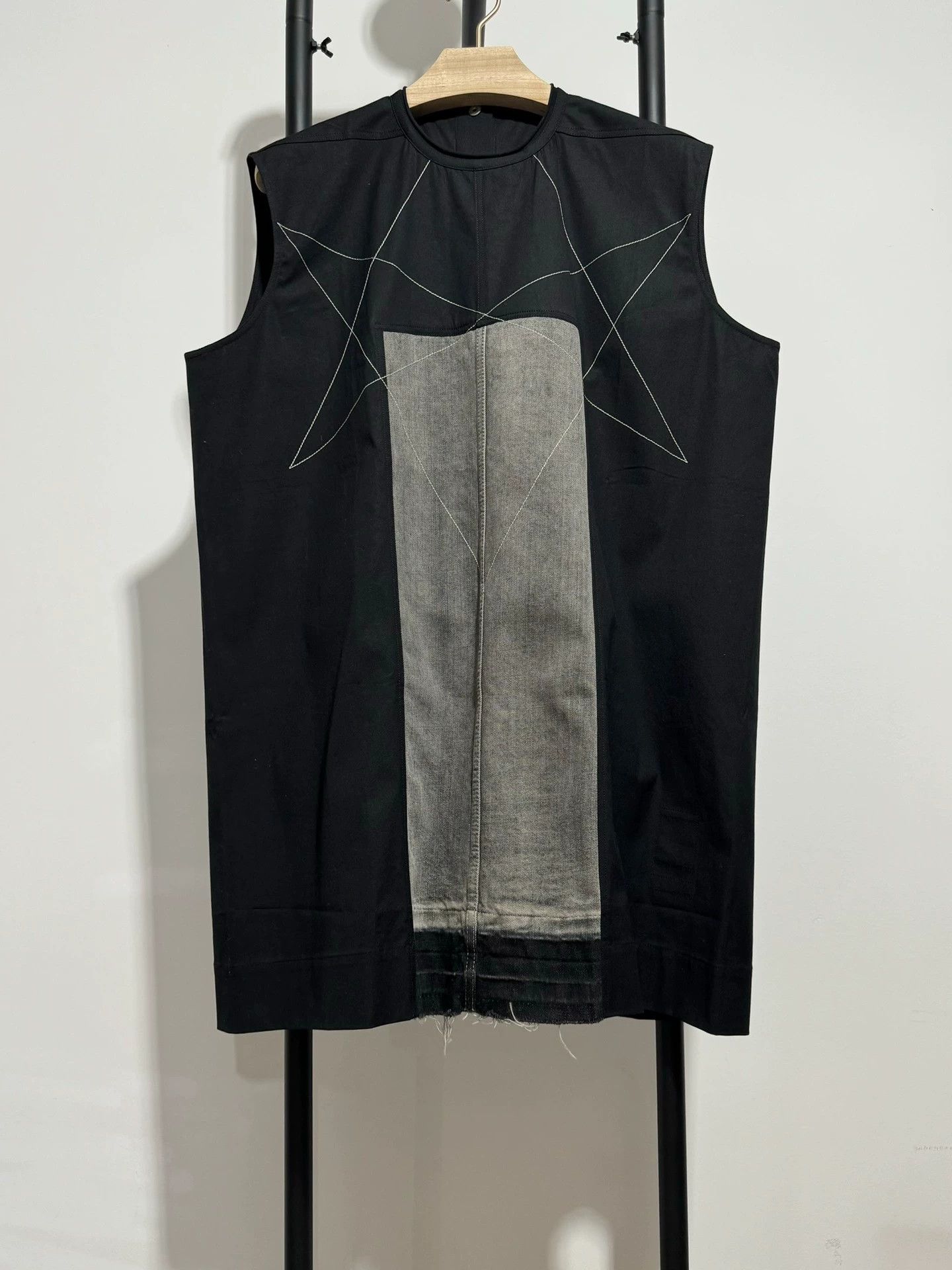 Rick Owens RO Jumbo Fork Tee M New Size US M / EU 48-50 / 2 - 1 Thumbnail