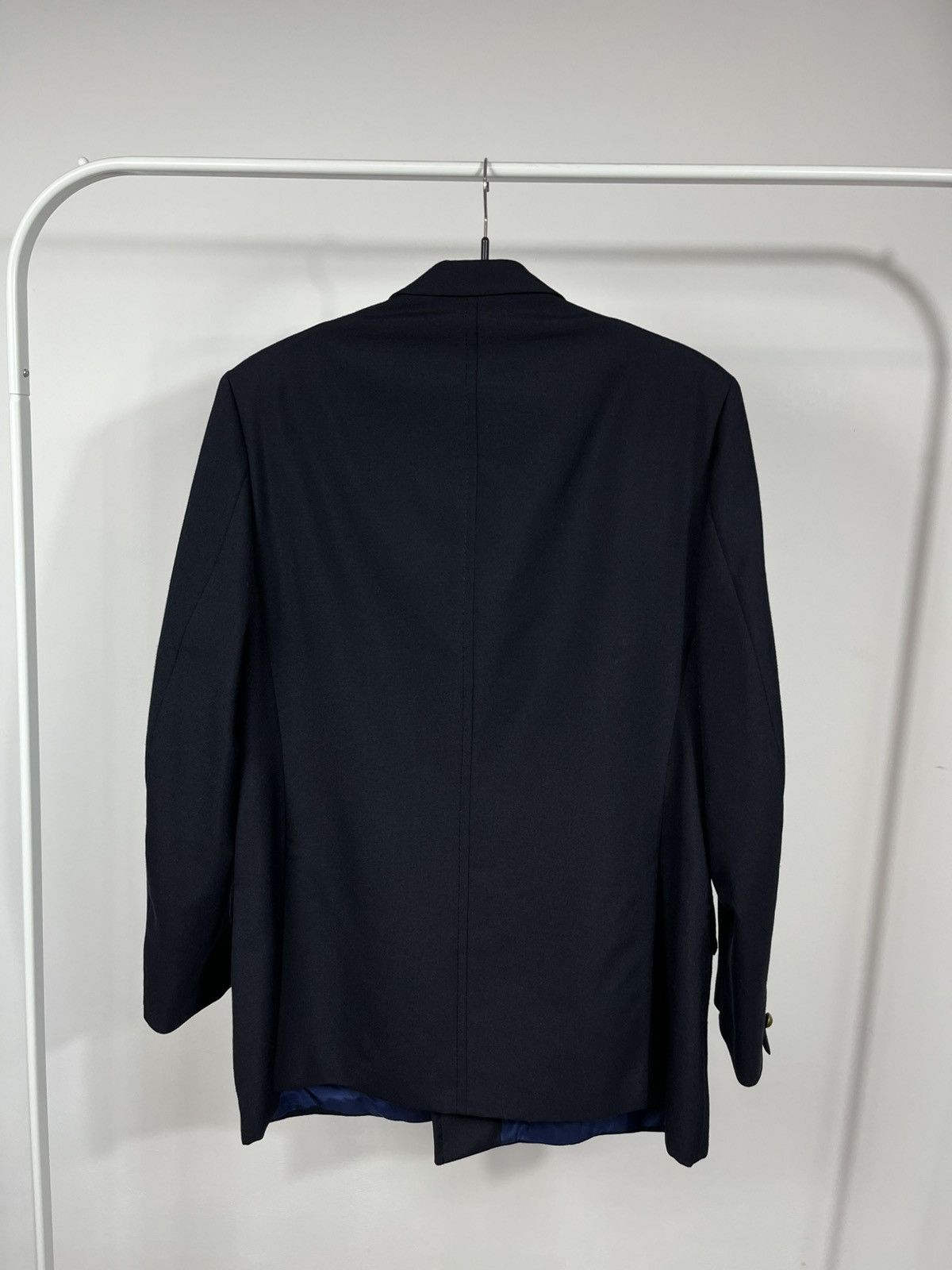 Other Vintage GRFC Bowls Double Breasted Blazer Navy Wool Blend Size 40R - 12 Thumbnail