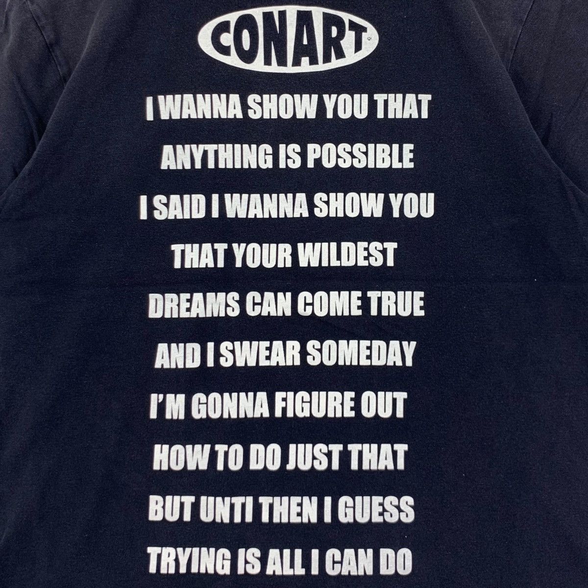 Vintage Vintage CONART HIP HOP RAP Natural Faded Thrashed Tee Shirt Size L / US 10 / IT 46 - 6 Thumbnail
