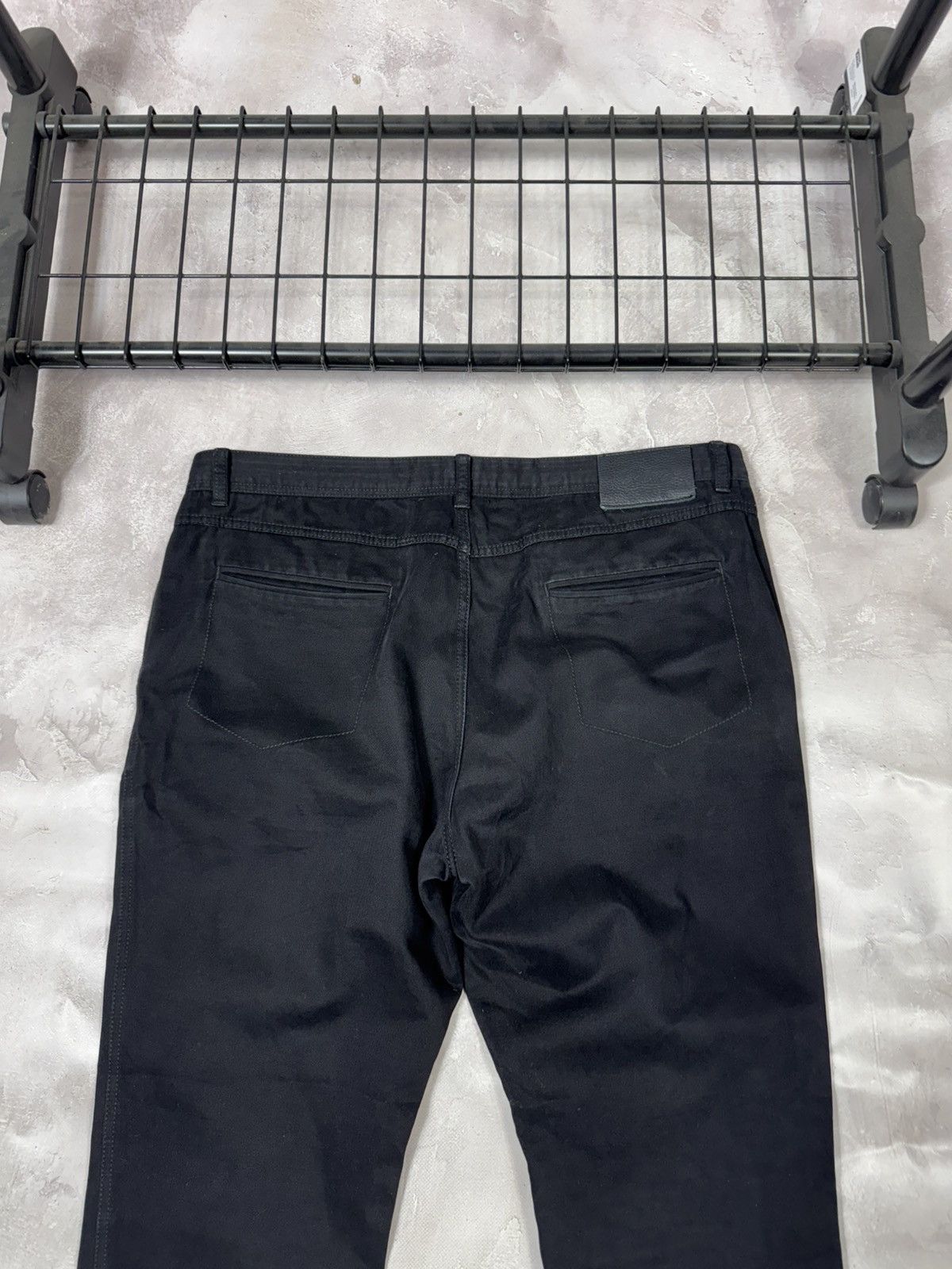 Brioni Vintage Brioni Men's Black Denim Pants Size US 41 - 12 Thumbnail