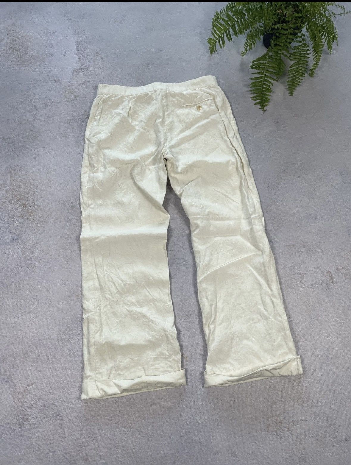 Ralph Lauren Purple Label Linen Trousers