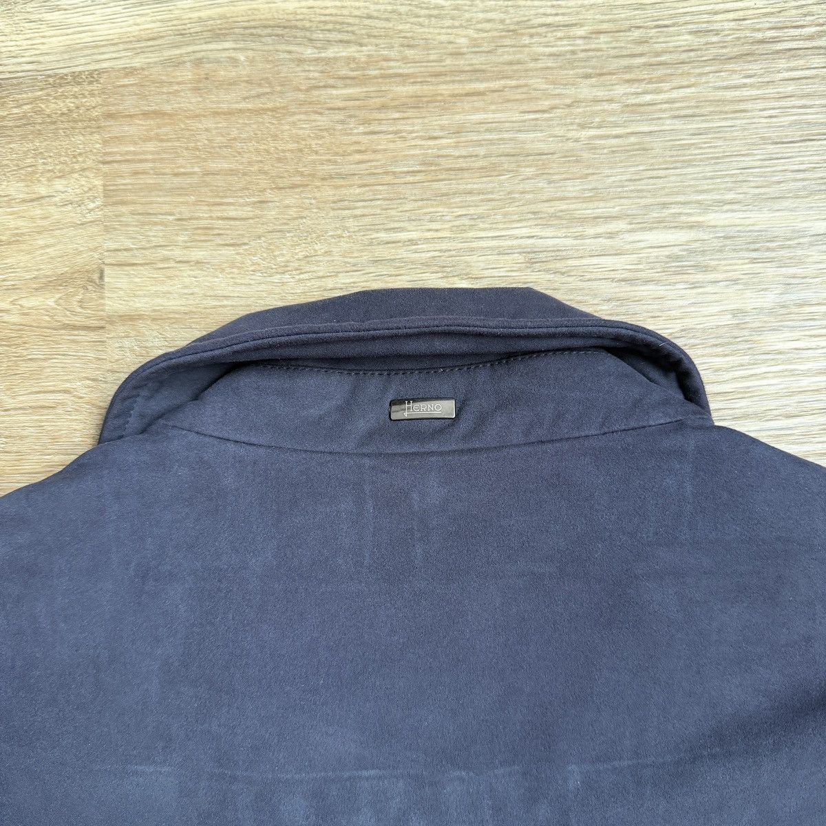 Herno Herno Jacket Woven Snap Front Blue Size US M / EU 48-50 / 2 - 9 Thumbnail