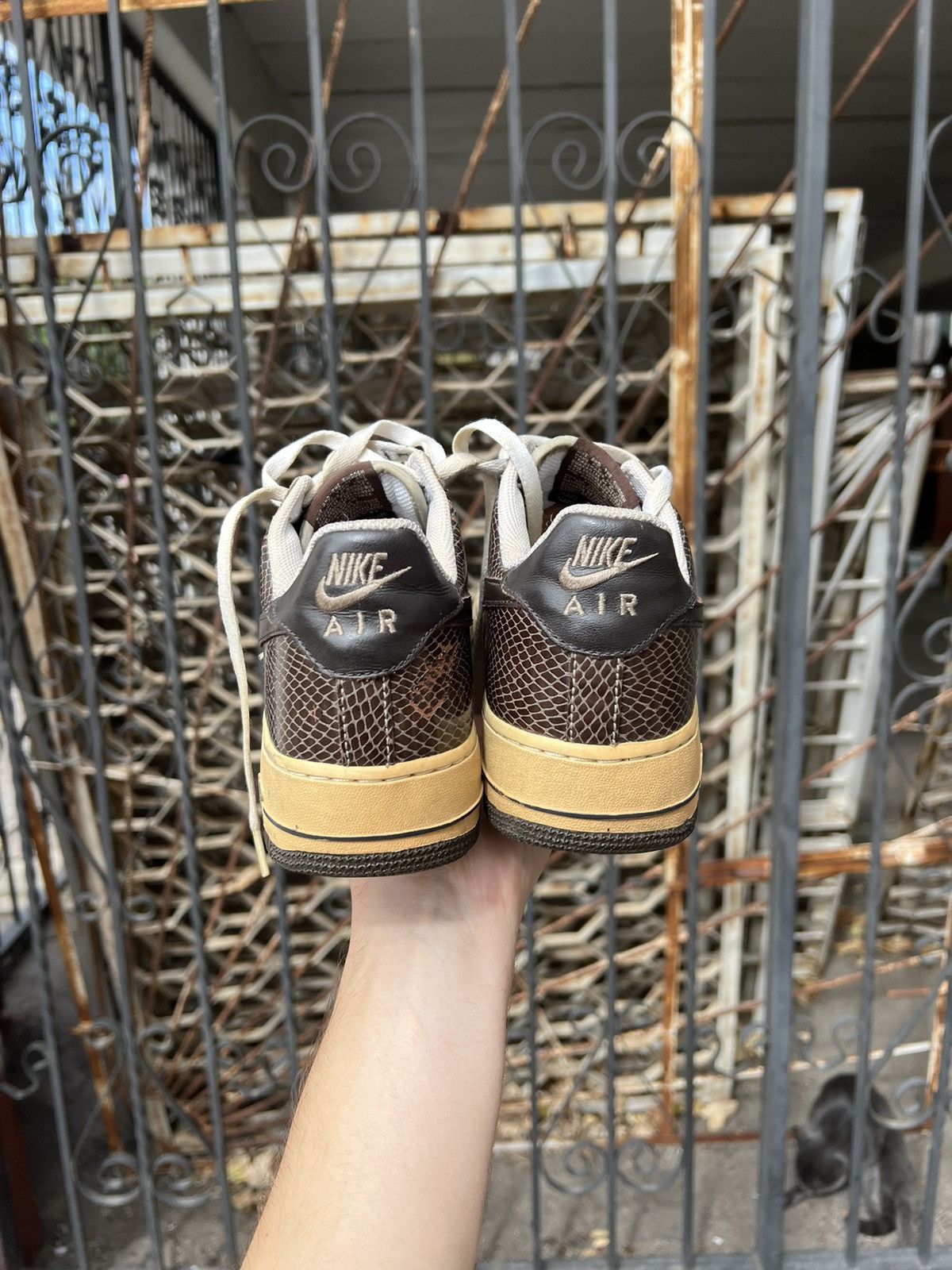 Nike Nike - 2004 - Air Force 1 Premium "Snakeskin" Size US 9 / EU 42 - 5 Thumbnail