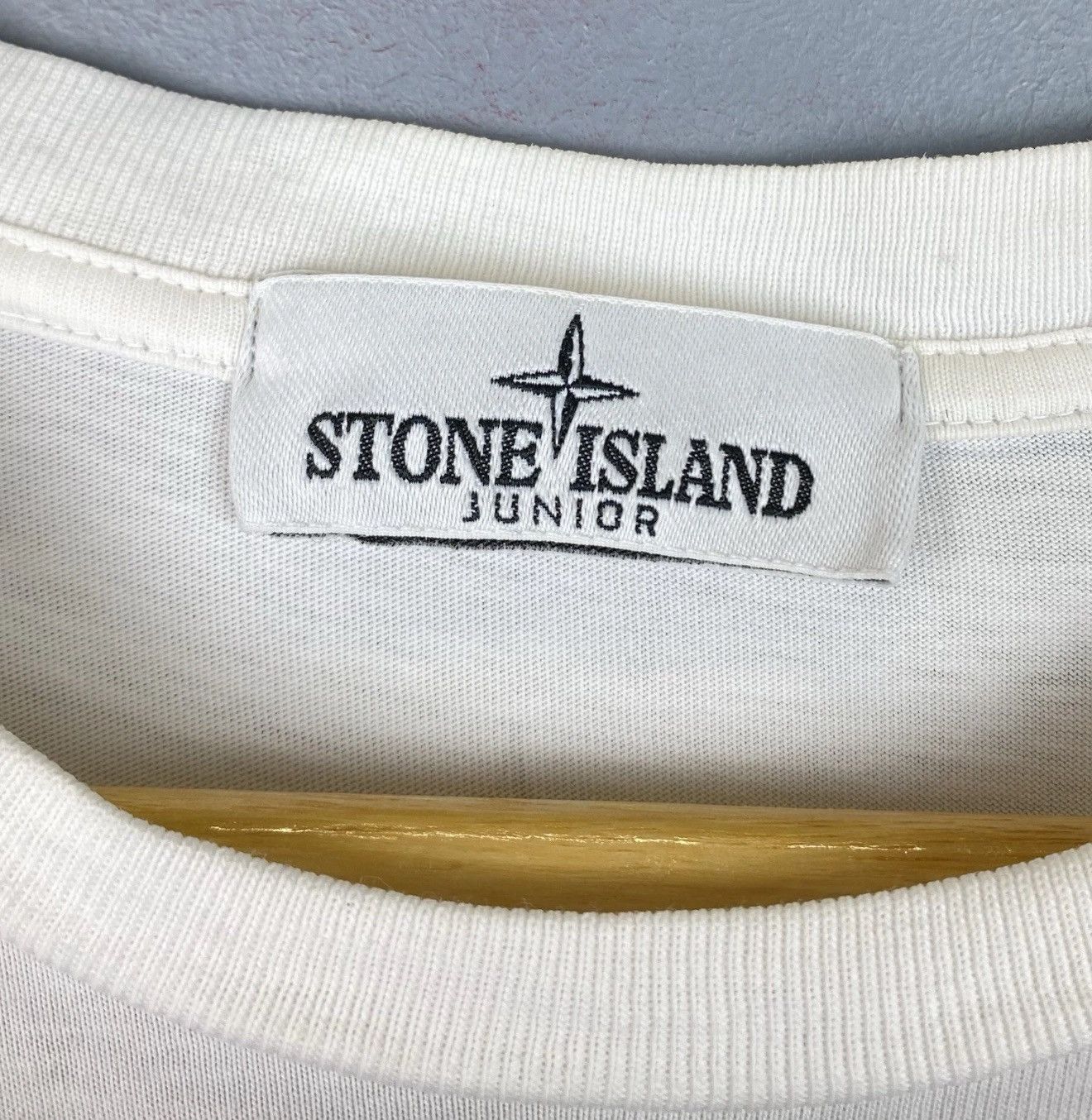 Stone Island Stone Island Junior T-shirt Boy’s Size 14 Yrs 170 cm White Size US XS / EU 42 / 0 - 4 Thumbnail