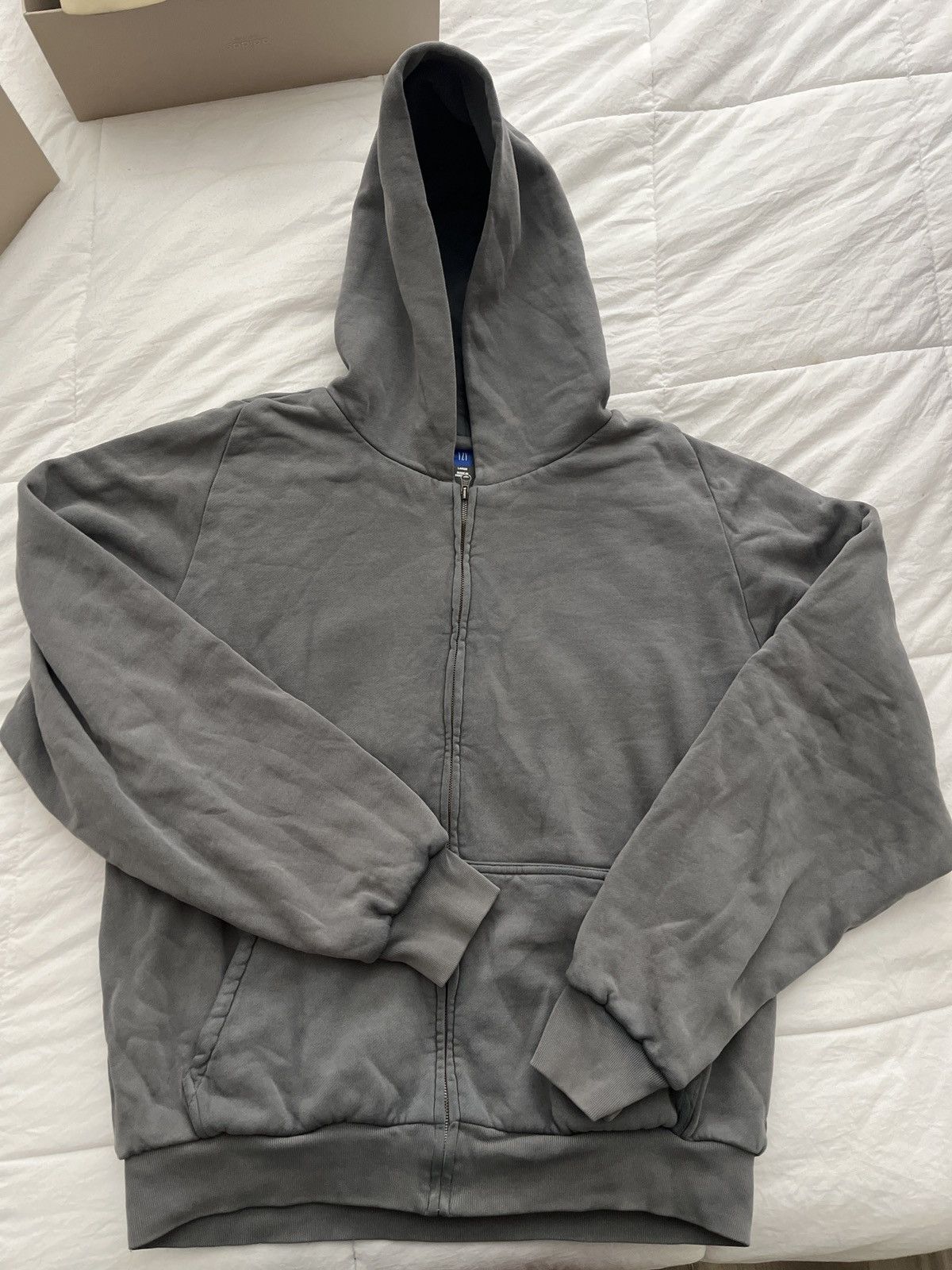 Gap Yeezy Gap Poetic Grey Zip Up Hoodie | Grailed