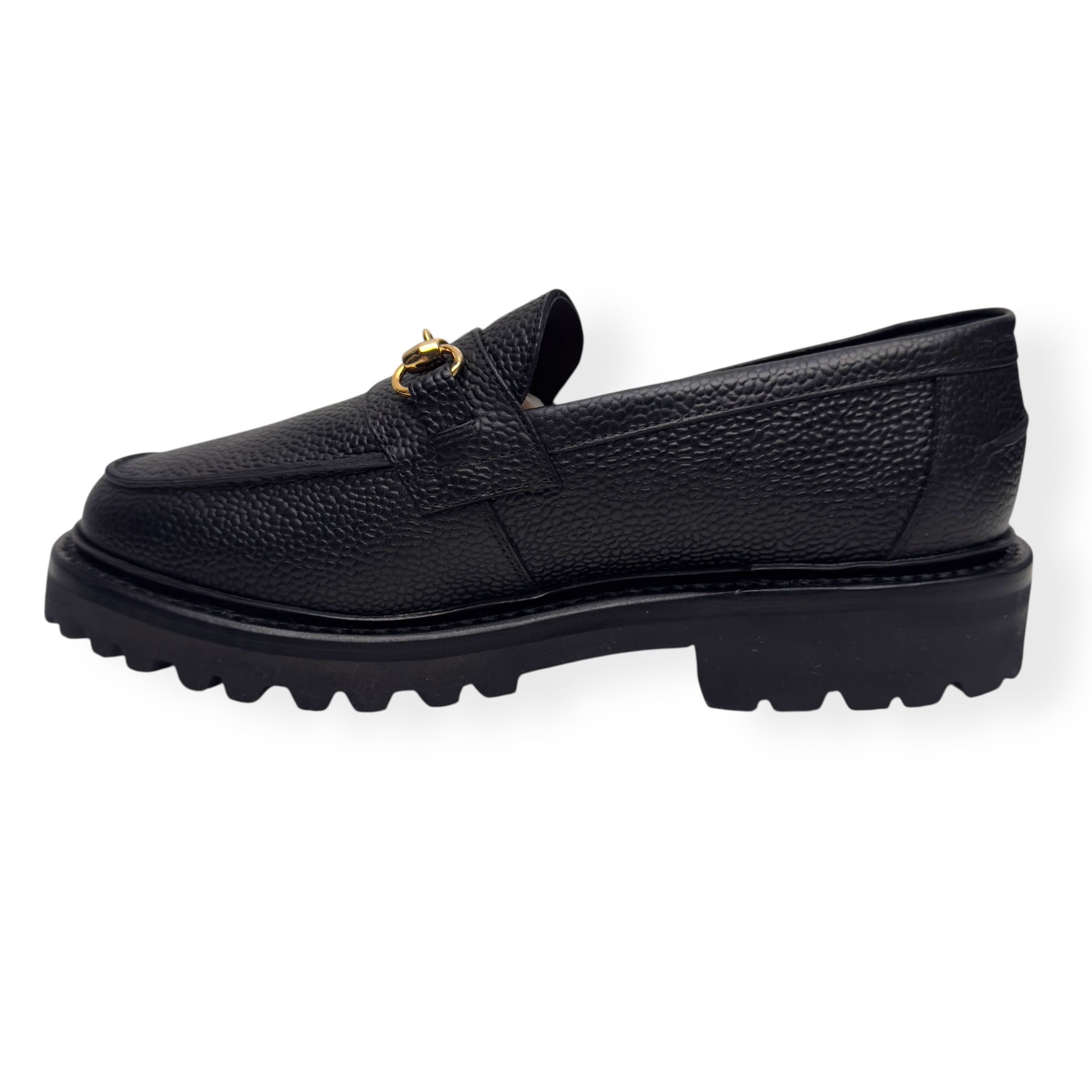Blackstock & Weber BLACKSTOCK & WEBER THE MASON HORSE BIT LOAFER ONYX US6 / UK5 Size US 6 / EU 39 - 3 Thumbnail