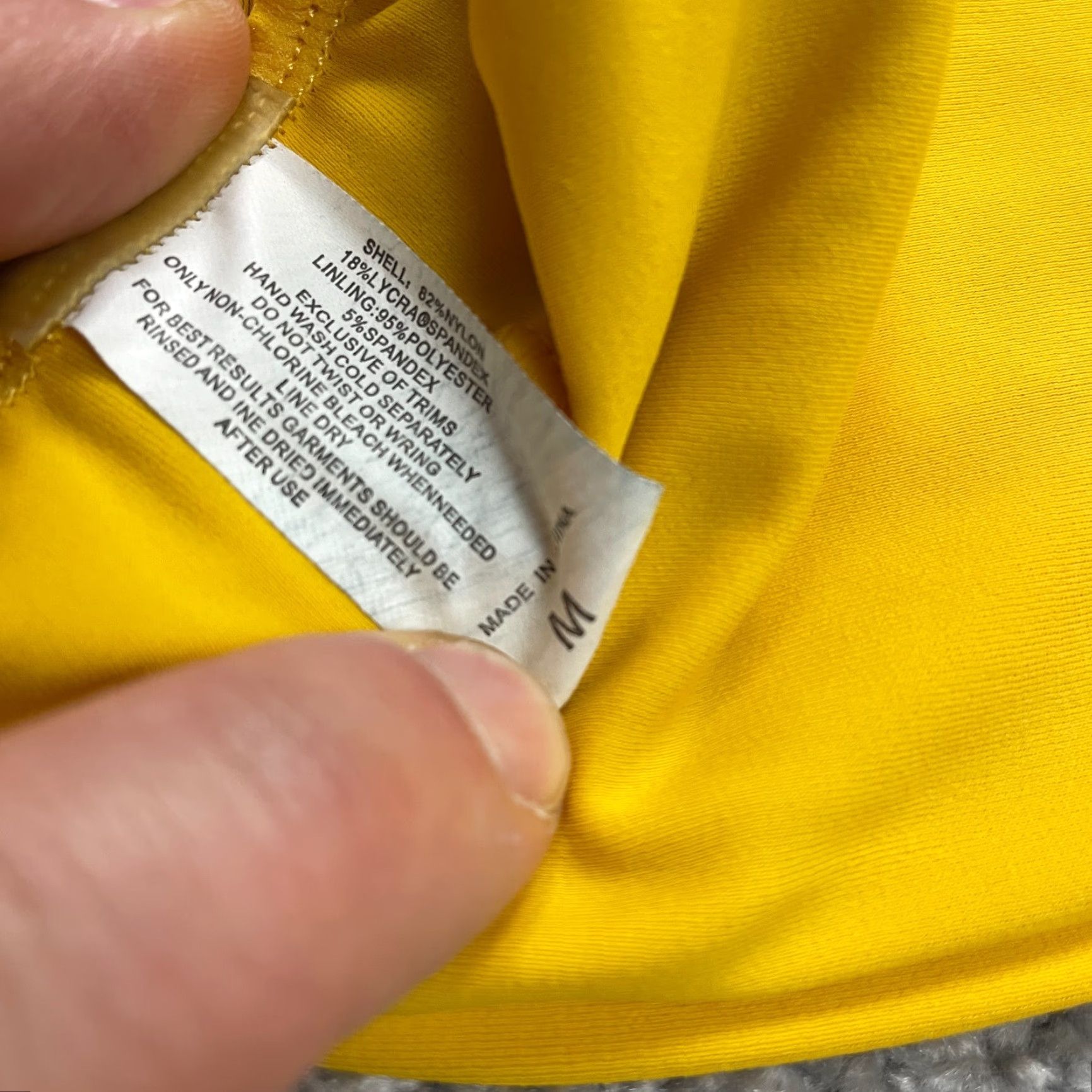 Vintage Unbranded Swimwear Bikini Top Womens Medium Mustard Tie Front Wide Strap Beach Size M / US 6-8 / IT 42-44 - 7 Thumbnail