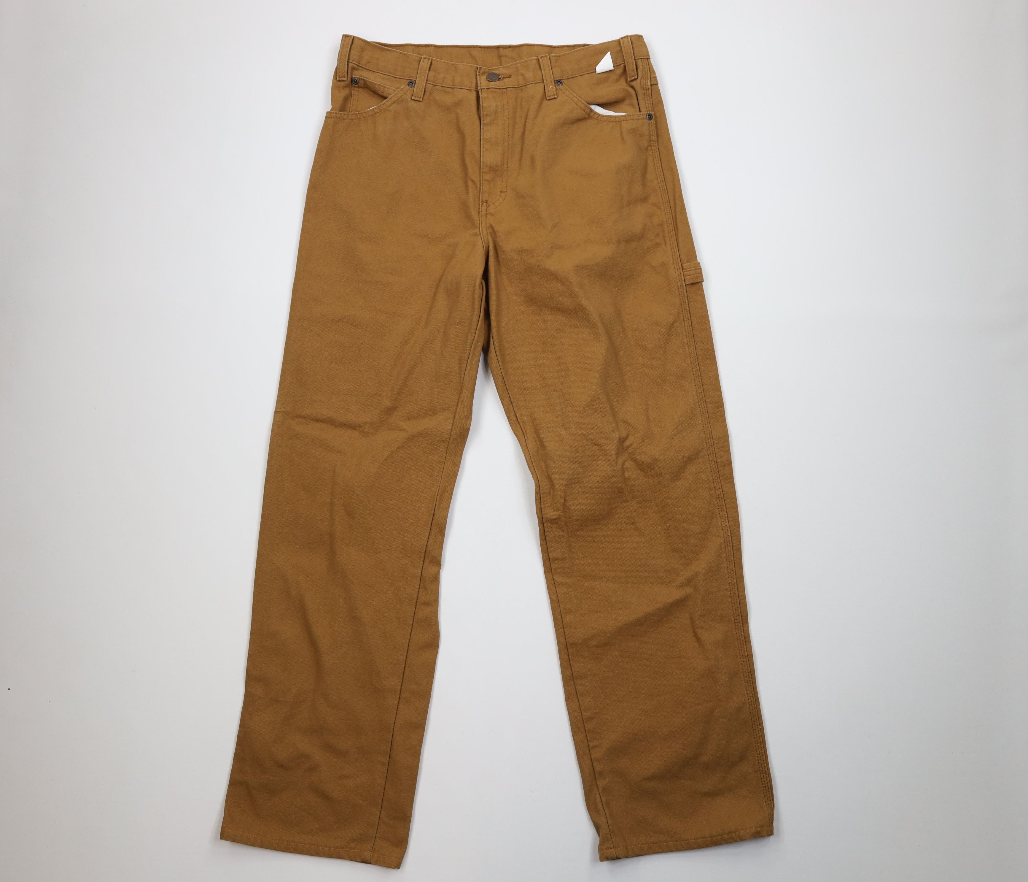 Dickies Vintage Y2K Dickies Wide Leg Canvas Dungaree Pants Duck Size US 34 / EU 50 - 1 Thumbnail