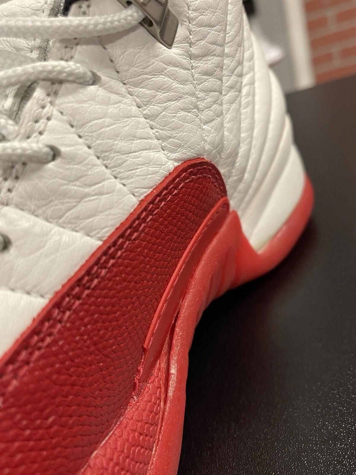 Nike Size 8 - Nike Air Jordan 12 XII OG Cherry 1996 White-Varsity Size US 8 / EU 41 - 7 Thumbnail