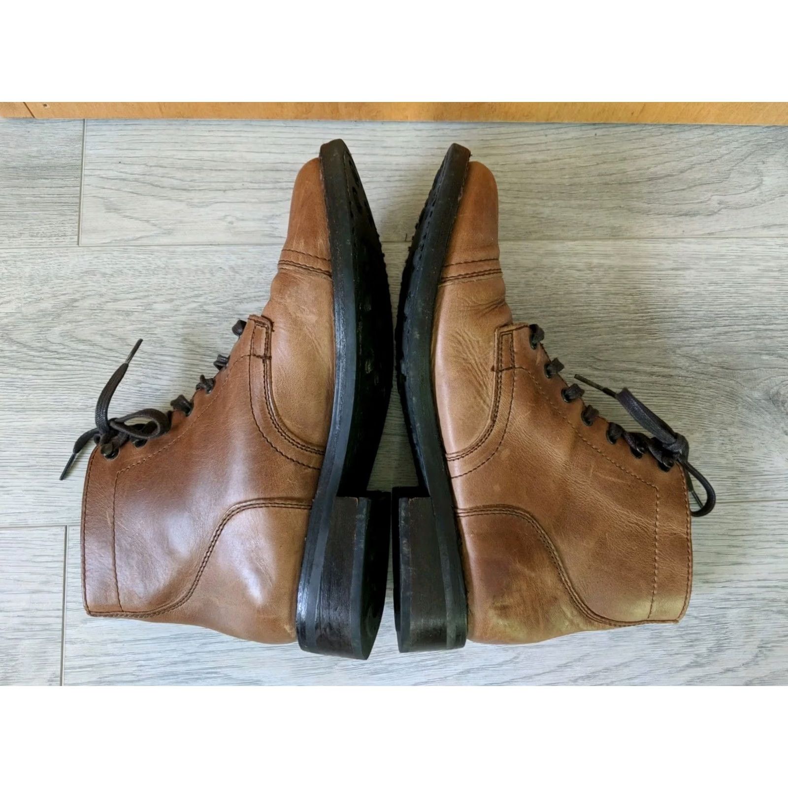 Thursday Boot Company Thursday Boot Company Captain Boot Women's Size 10 Brown Leather Lace Up Ankle Boots Size US 10 / IT 40 - 5 Thumbnail