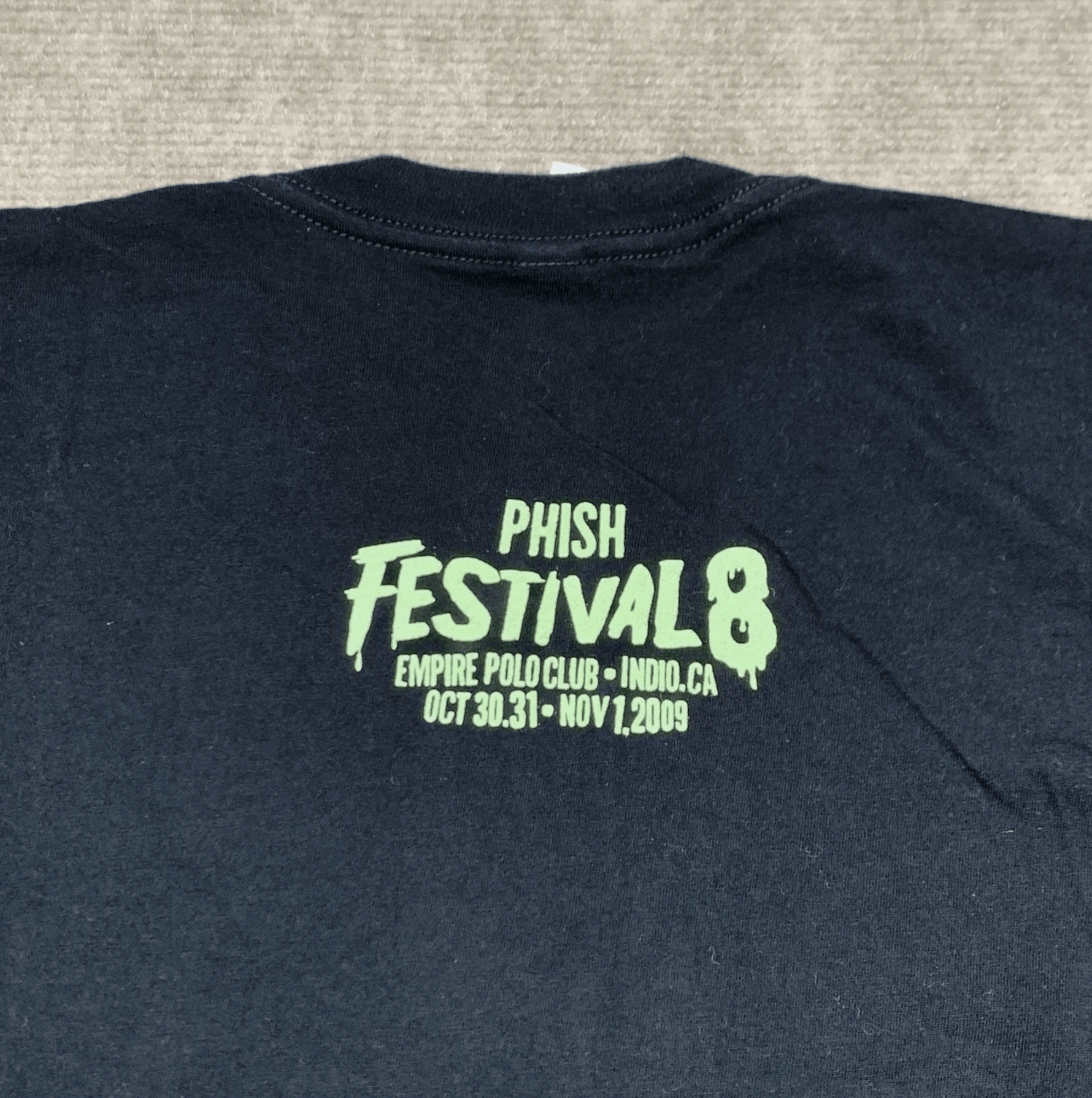 American Apparel Phish Festival 8 T-Shirt 2009 Band Concert Tour XXL Black Size US XXL / EU 58 / 5 - 9 Thumbnail
