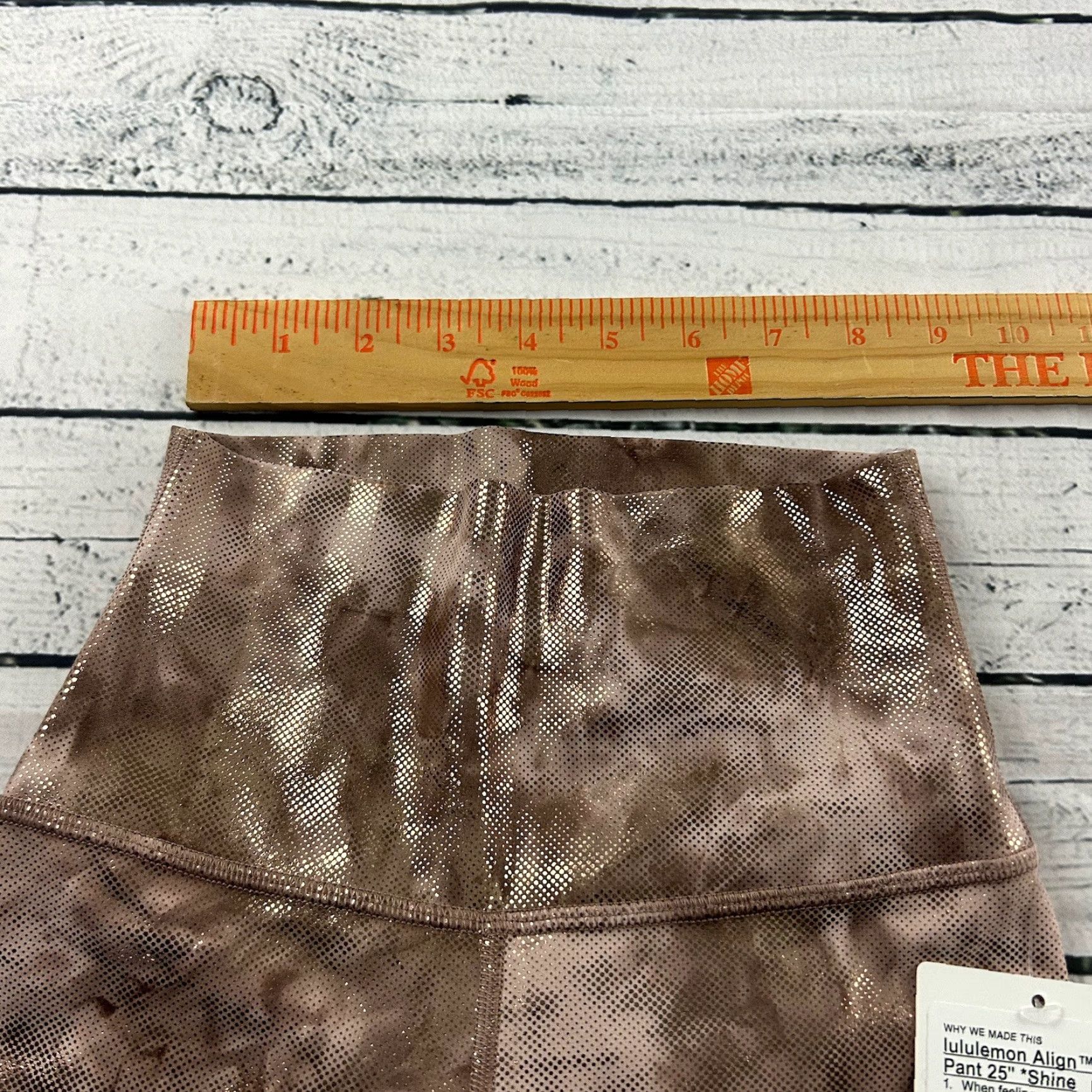 Lululemon Lululemon Align Pant Leggings 2 Gold Shine Gold Women's 25" HR Pant Athletic Yoga Size 26" / US 2 / IT 38 - 5 Thumbnail