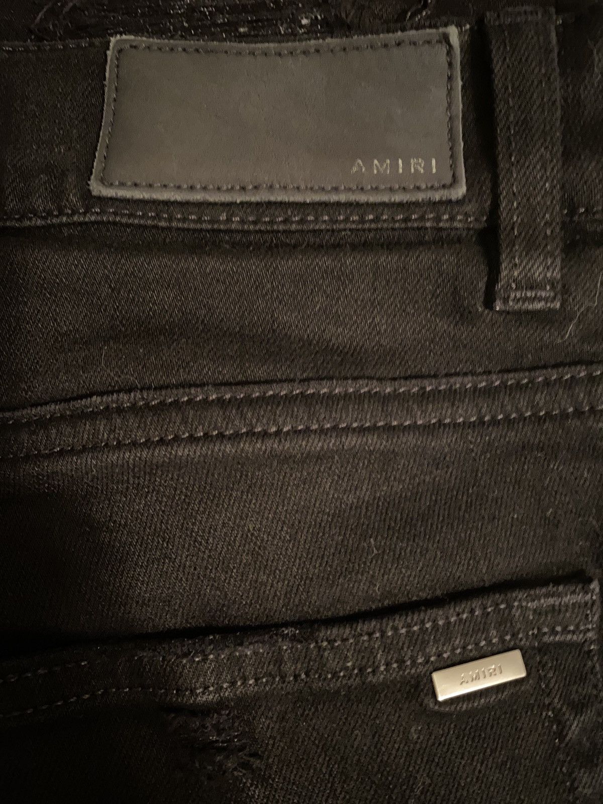 Amiri Amiri MX1 Bandana Jeans - Overdyed Black Size US 31 - 3 Thumbnail
