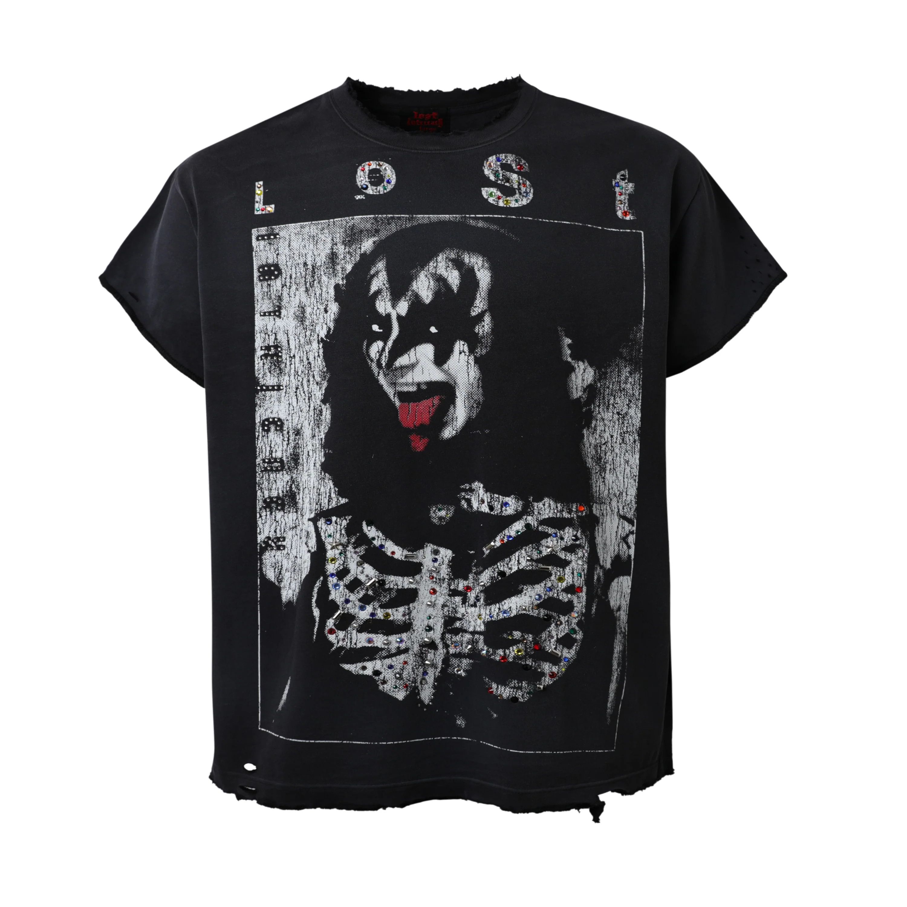 LOST INTRICACY Lost Intricacy 'Kiss of Monroe' Black Tee Size US S / EU 44-46 / 1 - 1 Preview