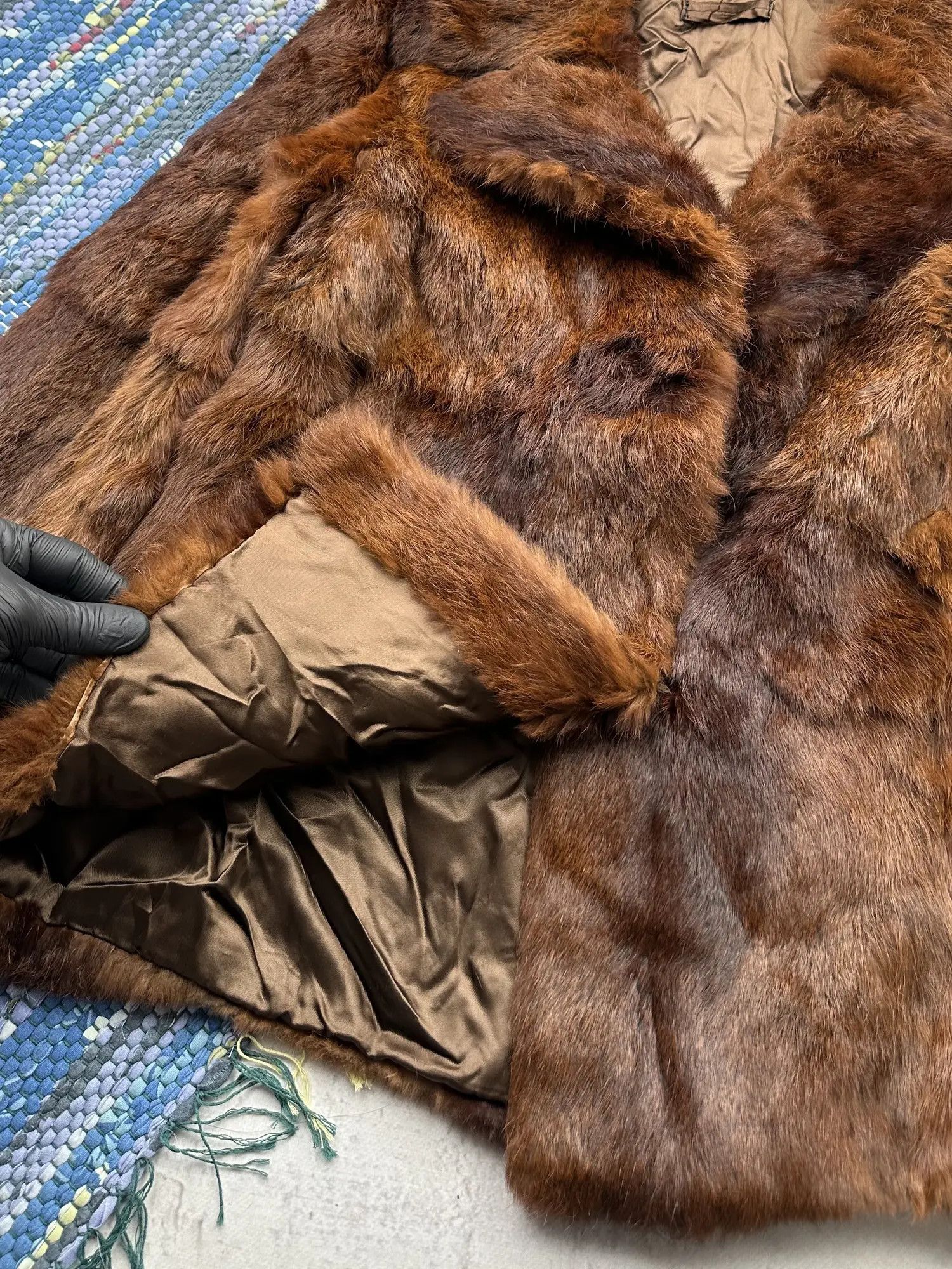 Vintage Vintage Real Rabbit Fur Jacket A253D15(44) Size M / US 6-8 / IT 42-44 - 4 Thumbnail
