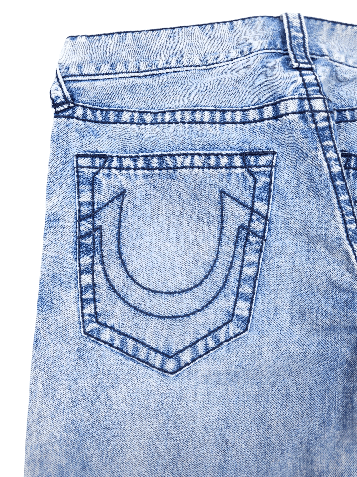 Japanese Brand × True Religion 💎 Size 36/32 True Religion Loose Washed Denim Jeans Y2K Size US 36 / EU 52 - 17 Thumbnail