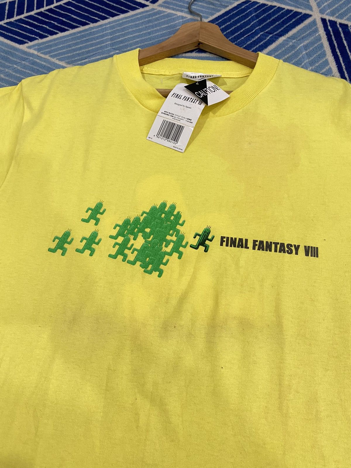 Playstation DEADSTOCK 💥 1999 Vintage Final Fantasy 8 Cactuar Game Promo Size US L / EU 52-54 / 3 - 4 Thumbnail