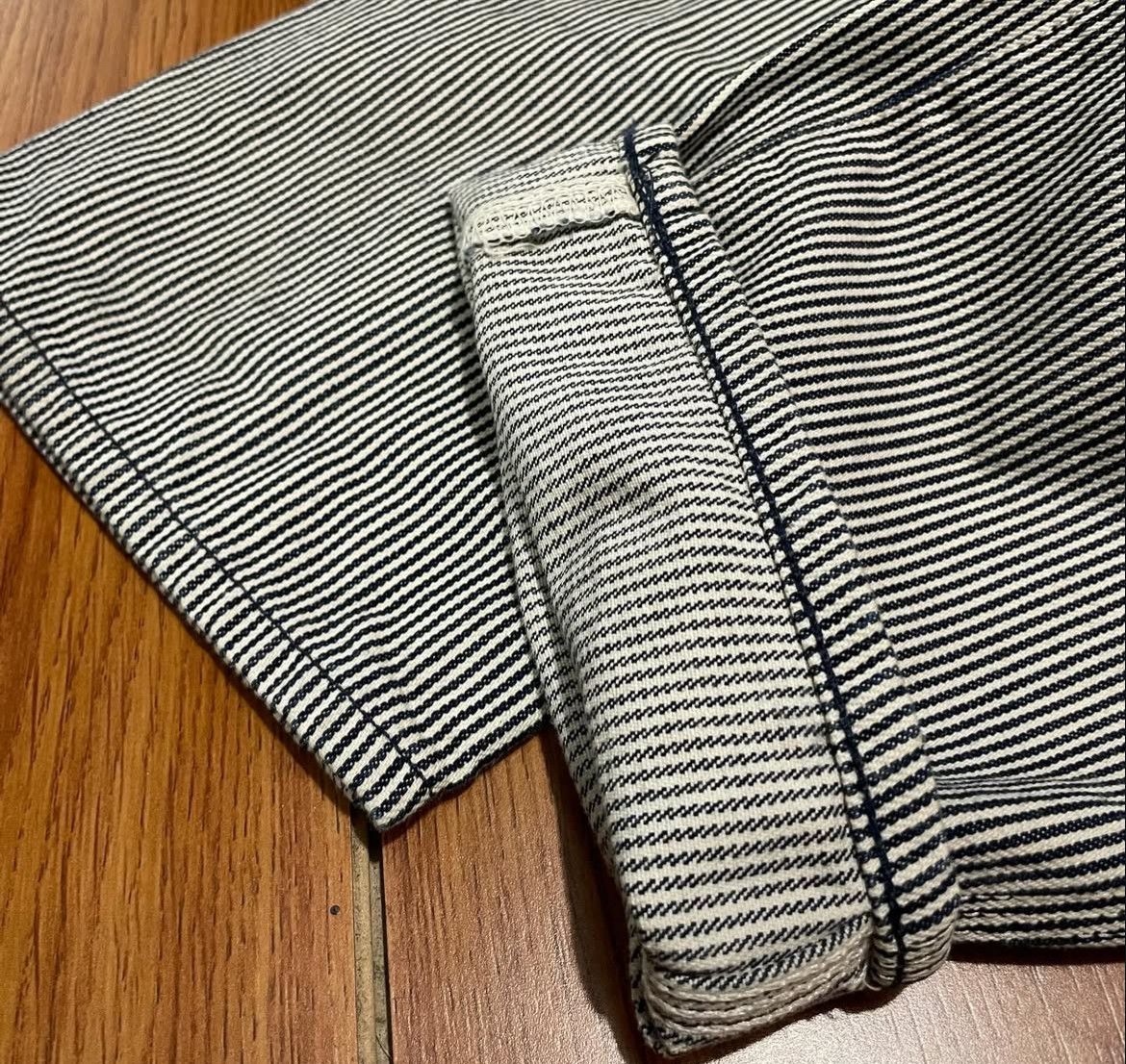 Comme des Garcons AD2011 Ganryu Cdg Hickory Stripe Drop Crotch Painter Pants Size US 30 / EU 46 - 8 Thumbnail