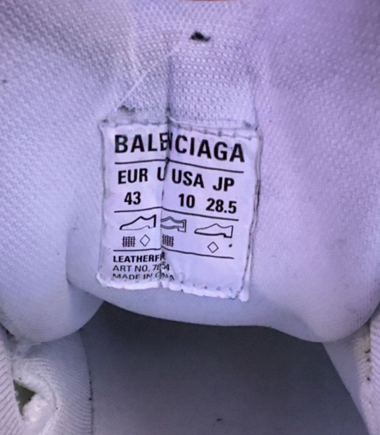 Balenciaga Balenciaga Cargo White/Blue Worn Once Size US 10 / EU 43 - 10 Thumbnail
