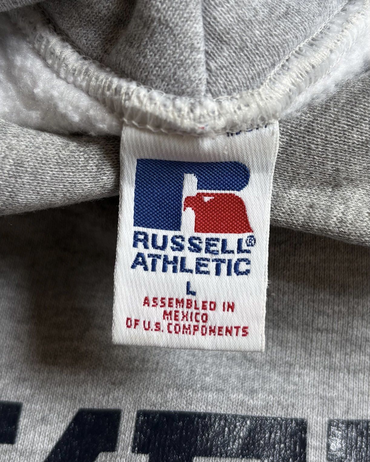 Japanese Brand Vintage 2000s Grey “California Berkeley” Russell Hoodie Size US L / EU 52-54 / 3 - 4 Thumbnail