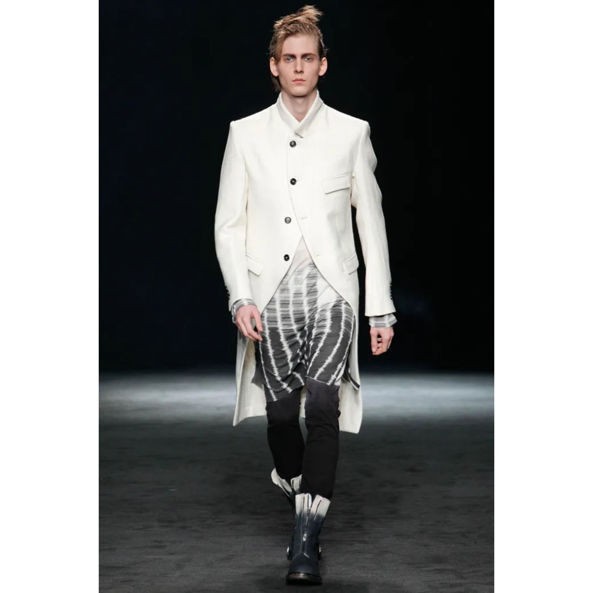 Ann Demeulemeester Ann Demeulemeester AW12 Double Zip Gradient Suede Boots Size US 9 / EU 42 - 9 Thumbnail