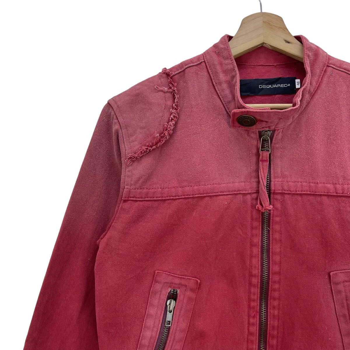 Dsquared2 🔥Dsquared2 Style Faded Denim Jacket Size US M / EU 48-50 / 2 - 3 Thumbnail