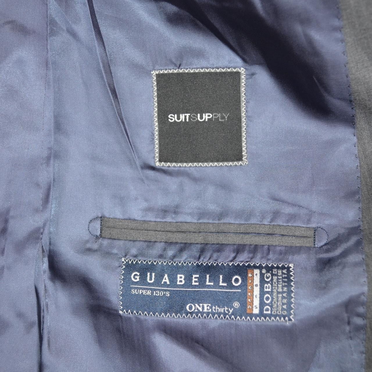 Suitsupply Suitsupply Sienna slim Guabello 130s grey wool jacket 40R Size 40R - 3 Thumbnail