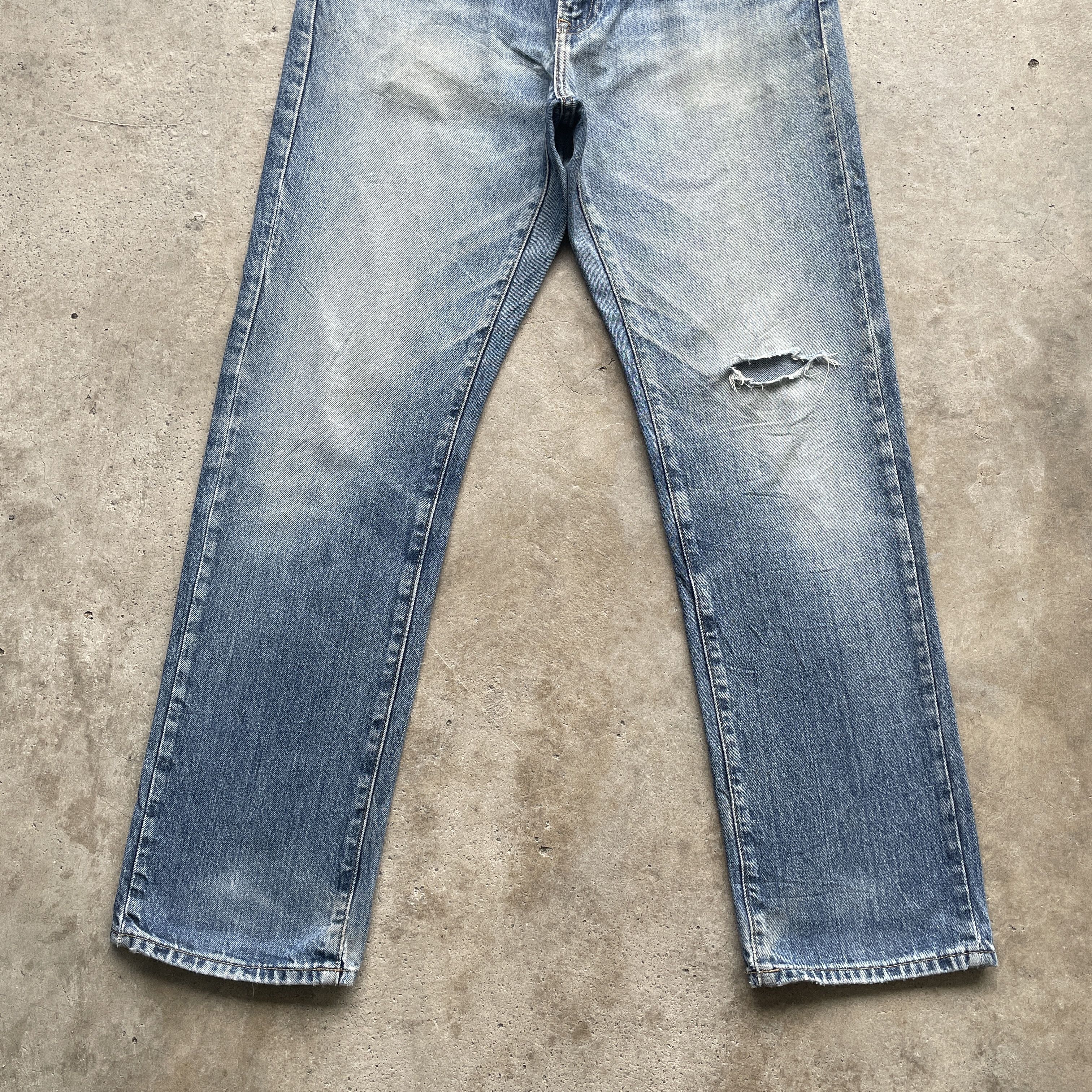 Japanese Brand VINTAGE JAPANESE FADED JEANS STONEWASH DISTRESSED PANTS W33 Size US 33 - 4 Thumbnail