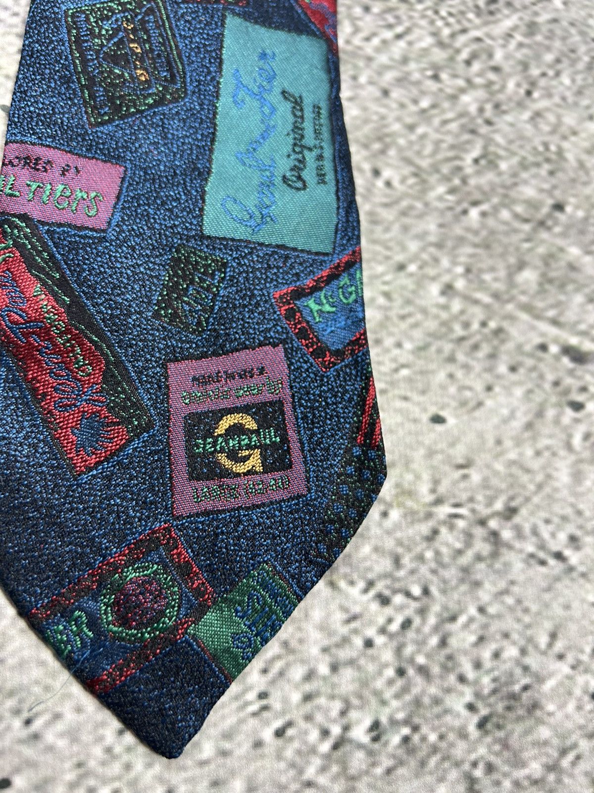 Jean Paul Gaultier Jean Paul Gaultier tie silk vintage avant garde Size ONE SIZE - 2 Thumbnail