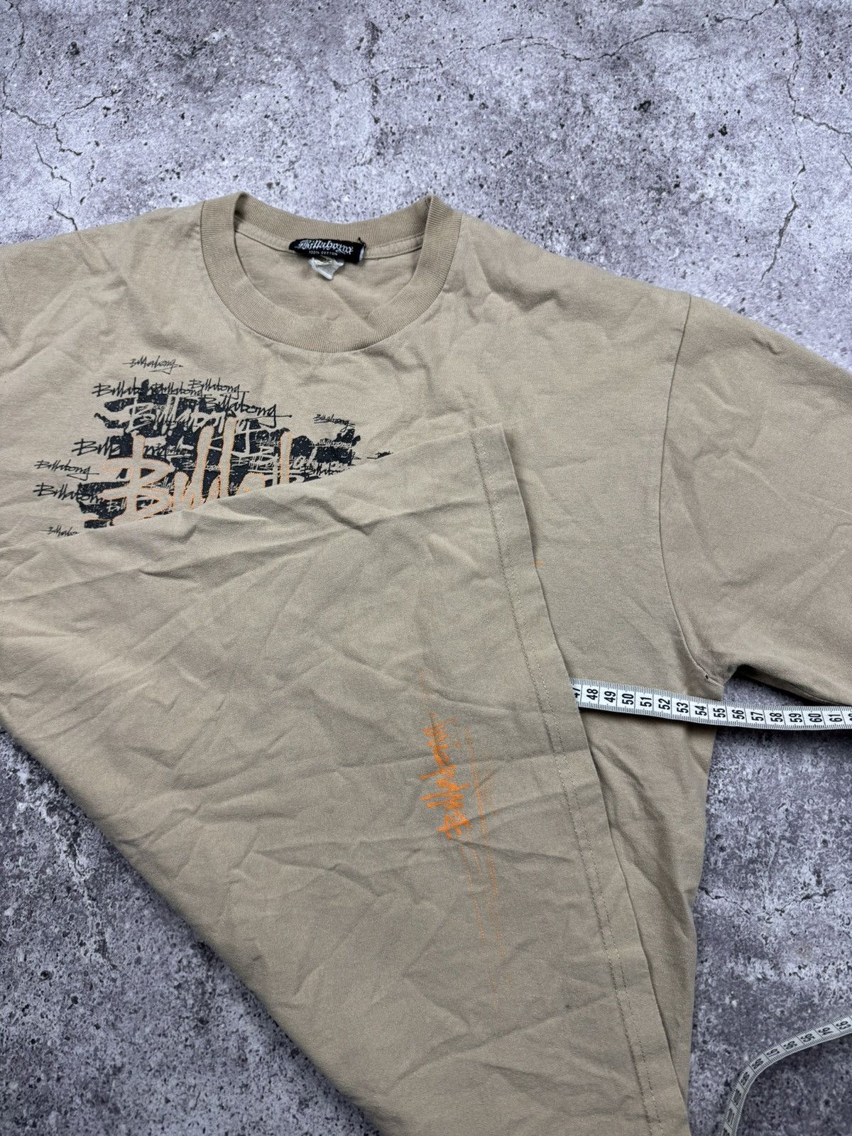 Billabong 🔥 Rare Billabong Y2K Affliction Crazy Distress T Shirt Japan Size US L / EU 52-54 / 3 - 6 Thumbnail