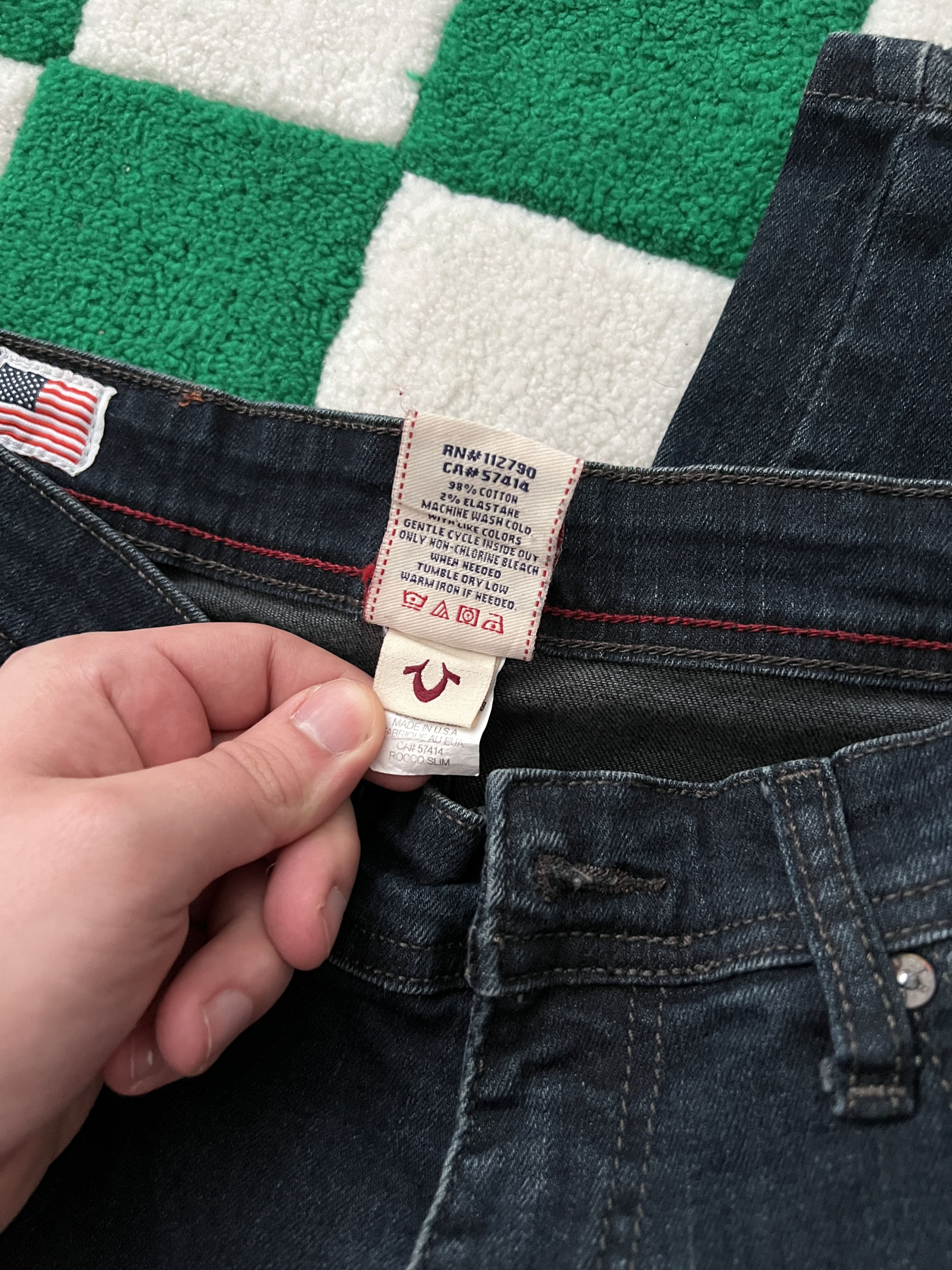 True Religion True Religion Vintage 2000s Rocco Slim Fit Jeans Size US 32 / EU 48 - 11 Thumbnail
