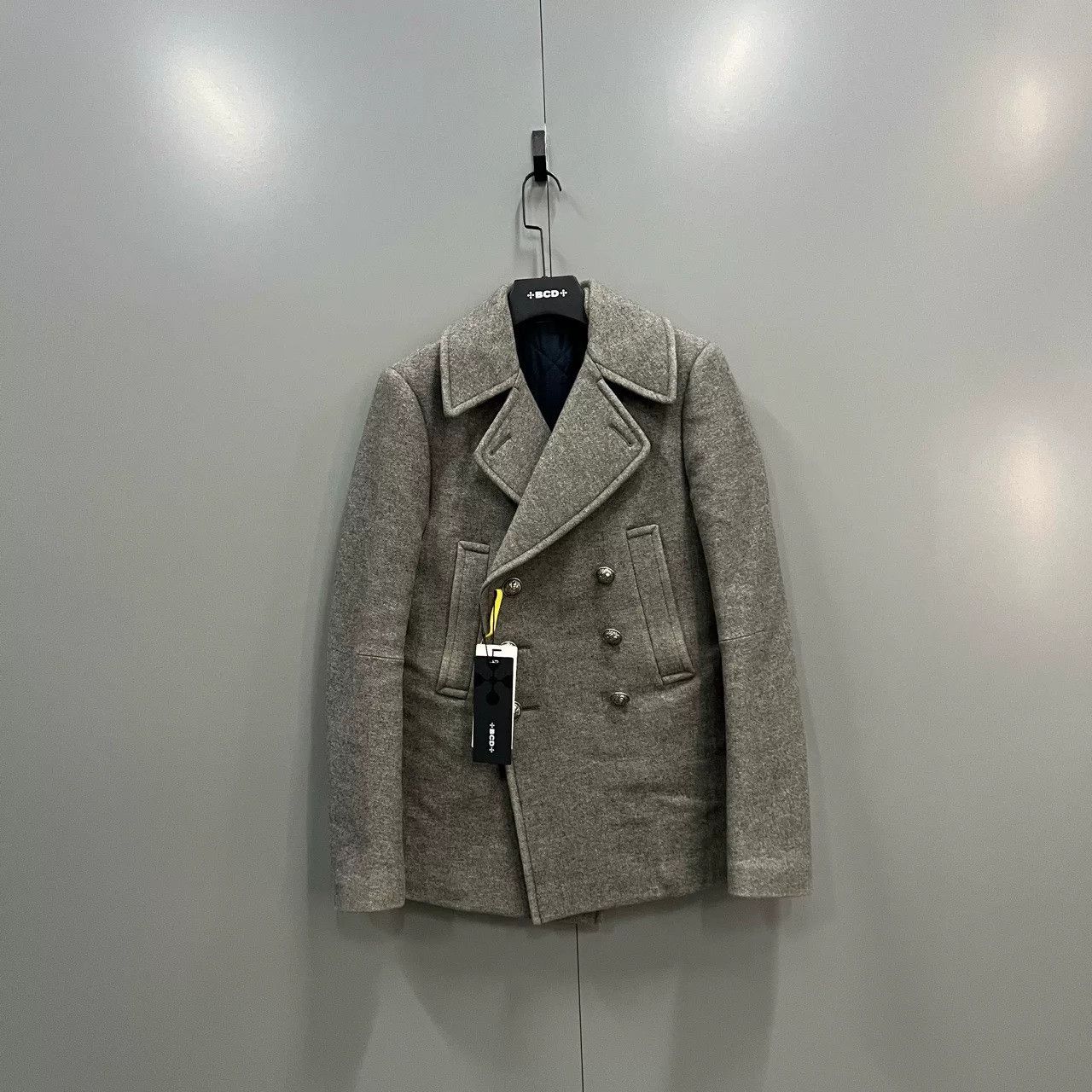 Balmain balmain double-breasted coat in beige Size US L / EU 52-54 / 3 - 1 Thumbnail