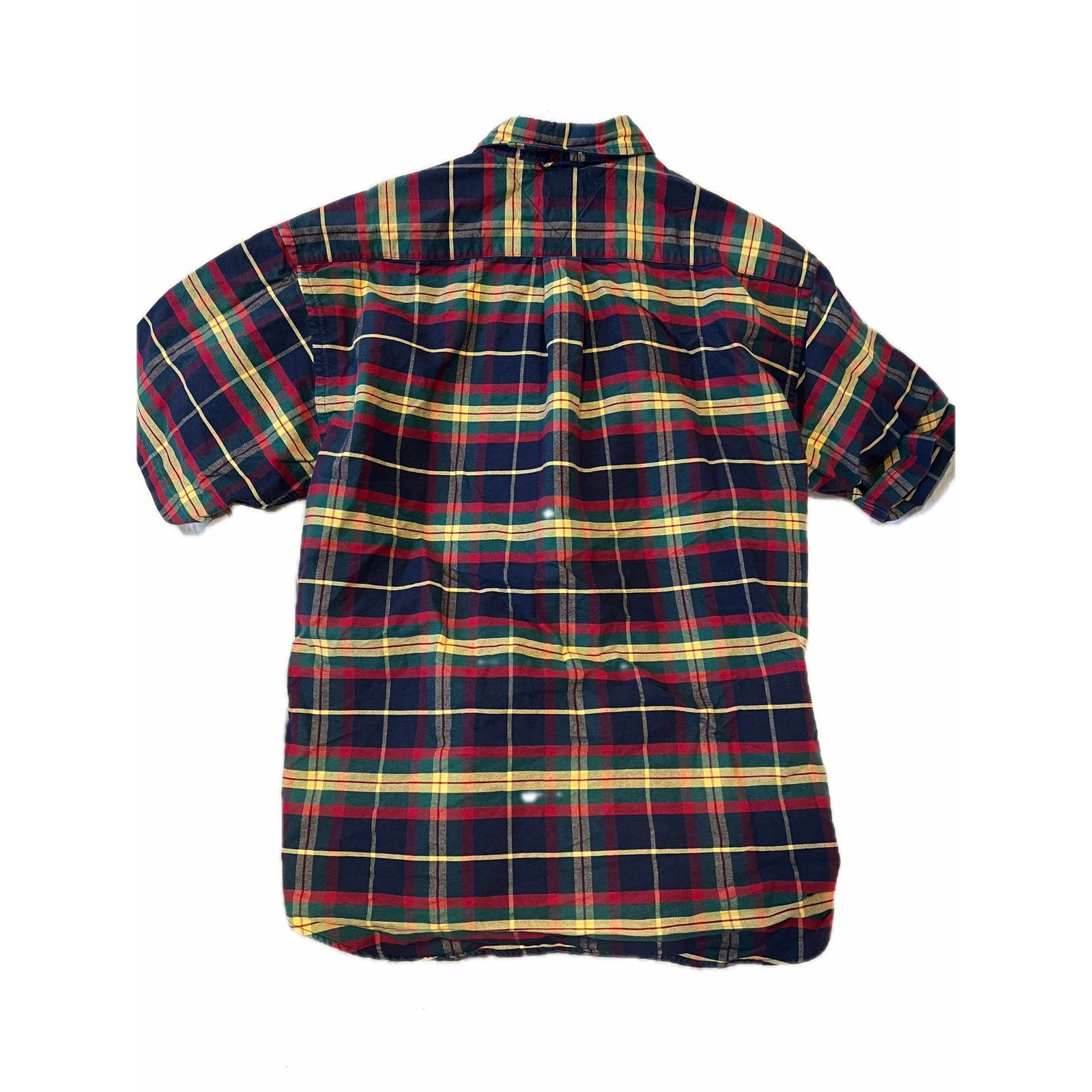 Tommy Hilfiger Tommy Hilfiger Checked Short Sleeve Button Down Mens XL Size US XL / EU 56 / 4 - 2 Thumbnail
