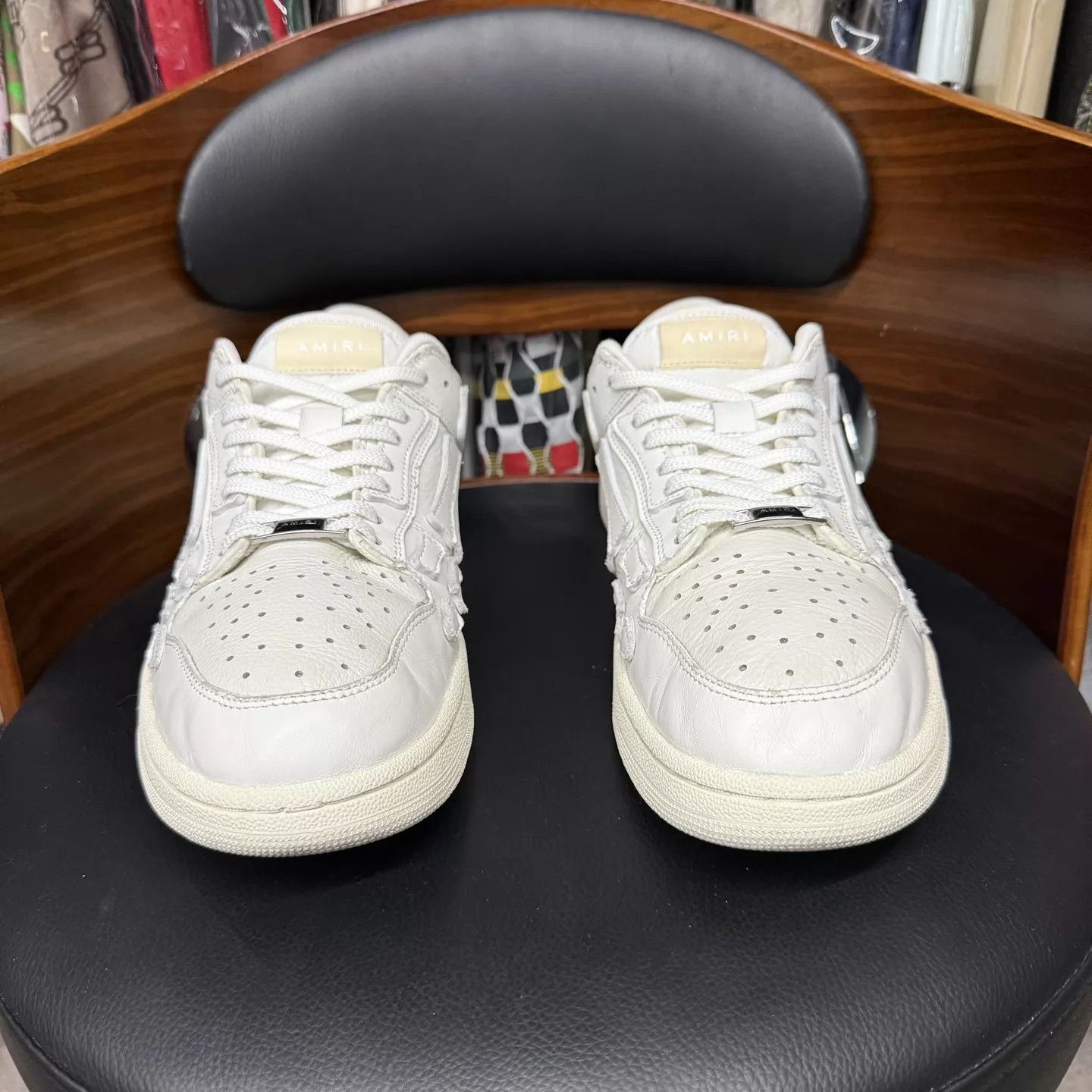 Amiri Amiri White Bone Sneaker 44 Excellent Condition Size US 11 / EU 44 - 2 Thumbnail