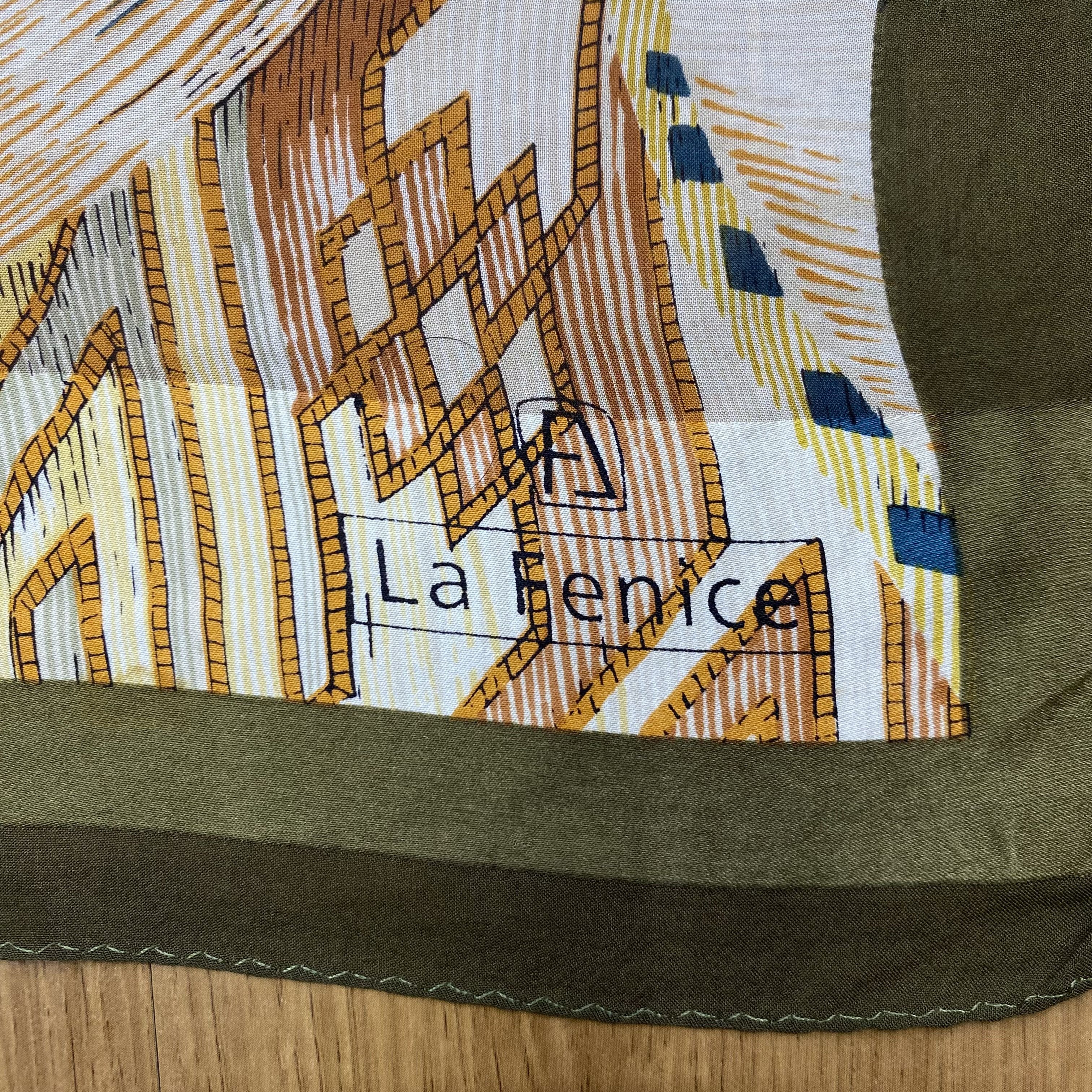 Designer × Vintage Vintage 90s La Fenice Silk Scarf SSC202 Size ONE SIZE - 4 Thumbnail