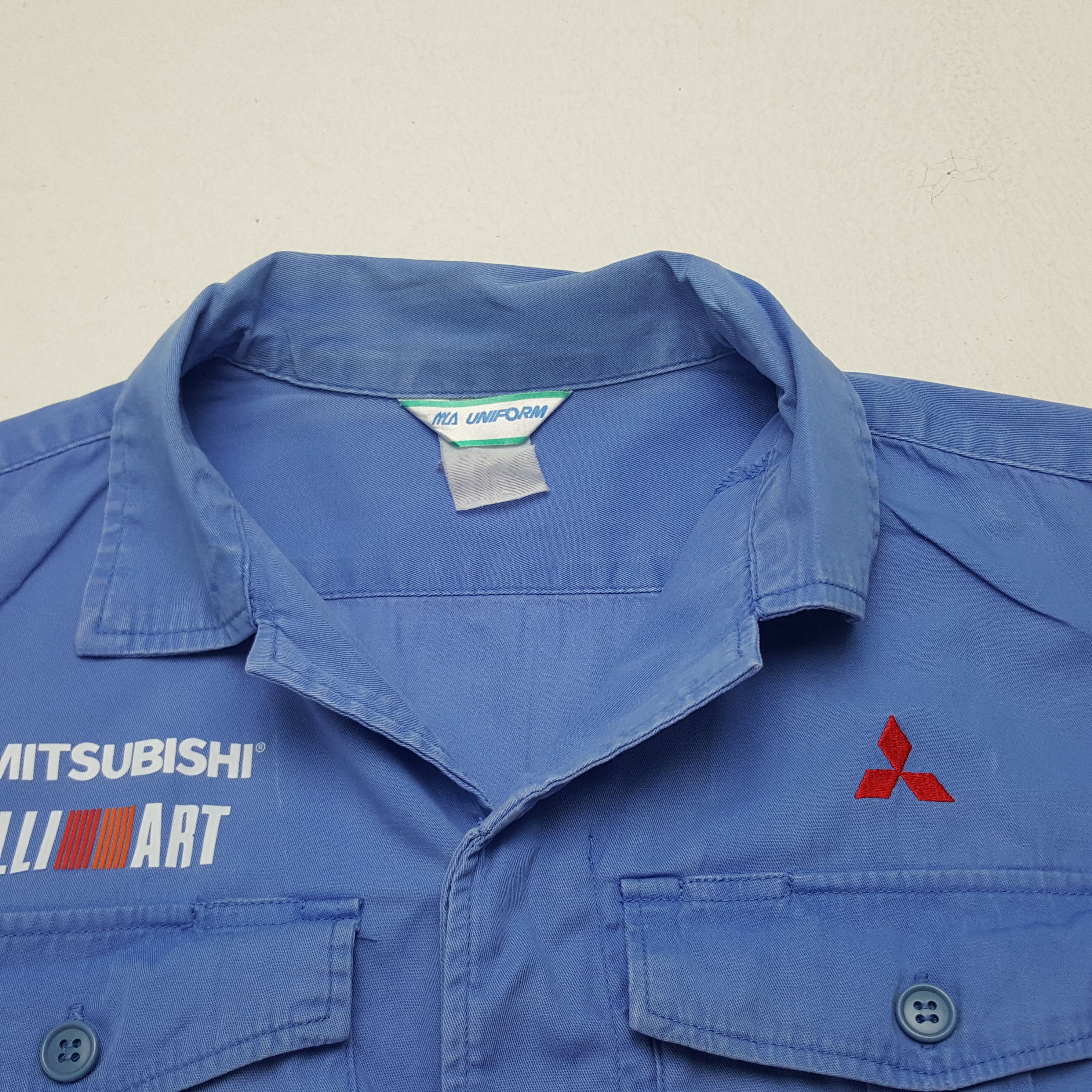 Japanese Brand × Vintage Vintage Mitsubishi Ralli Art Japanese Racing Custom Jacket Size US S / EU 44-46 / 1 - 5 Thumbnail