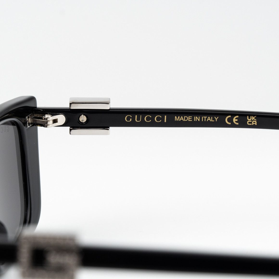 Gucci NEW Gucci GG1681S 008 Black Grey Cat Eye Women Sunglasses Size ONE SIZE - 6 Thumbnail