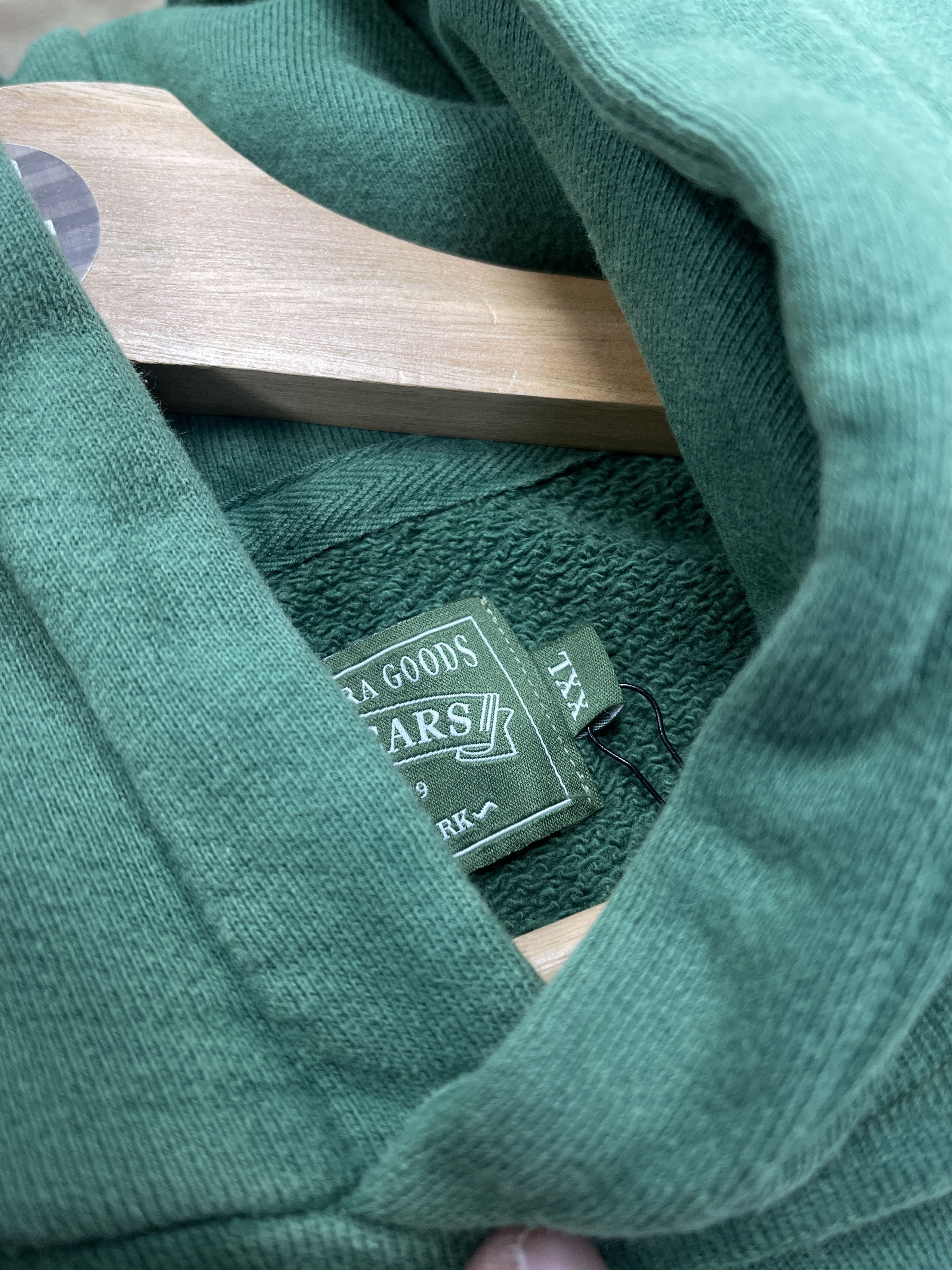 DENIM TEARS Denim Tears Embroidered Hoodie Green Size US XXL / EU 58 / 5 - 5 Thumbnail