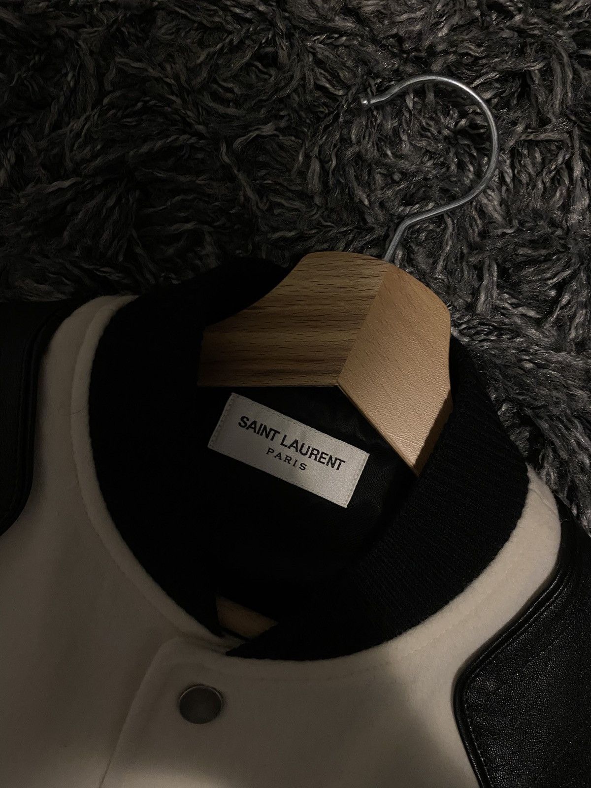 Saint Laurent Paris Saint Laurent Paris Teddy jacket "Heaven" ss17 Size US S / EU 44-46 / 1 - 4 Thumbnail
